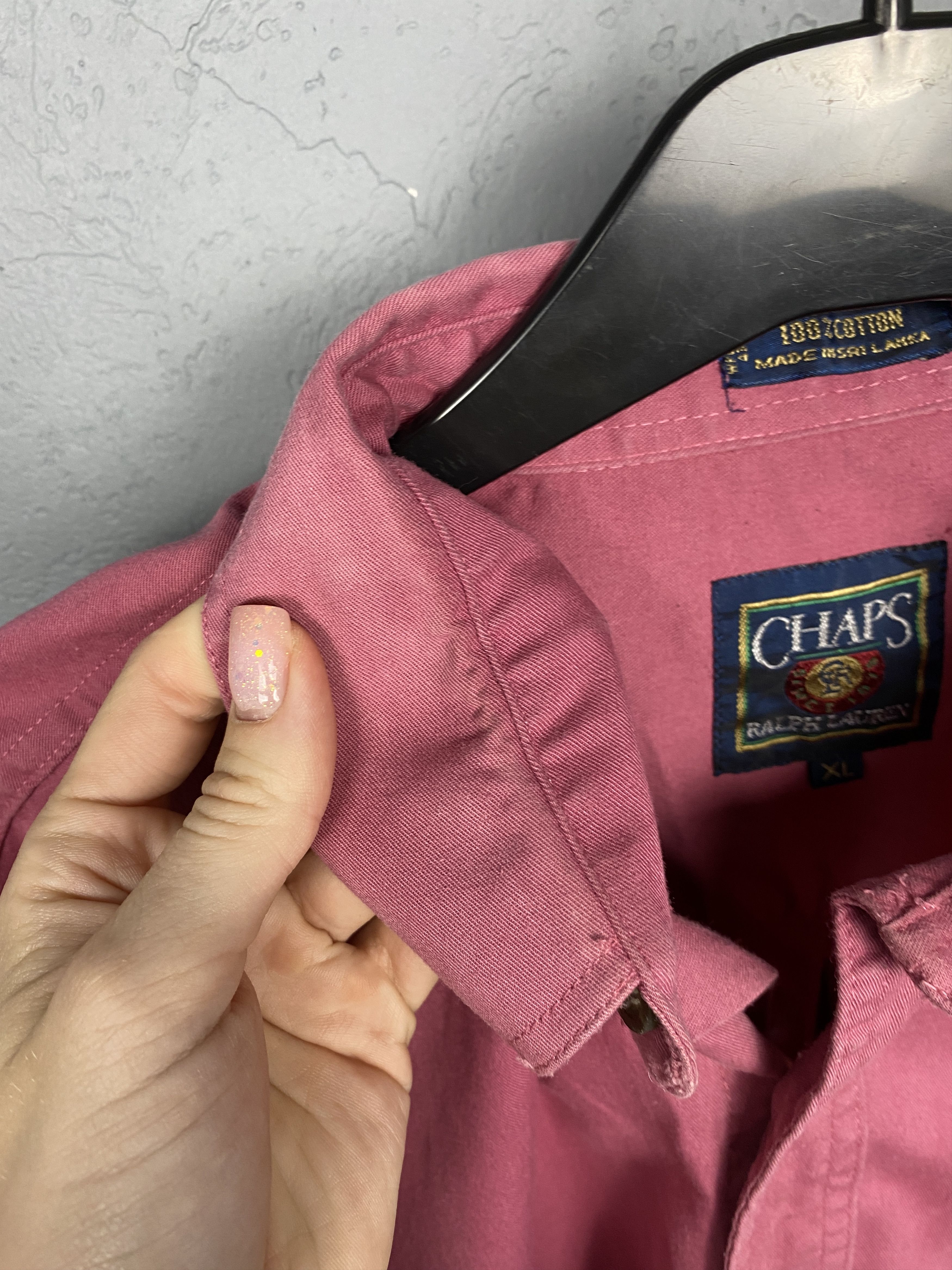 Chaps Ralph Lauren Chaps Polo Ralph Lauren 90s Vintage Mens Heavy Cotton Shirt Size US XL / EU 56 / 4 - 8 Thumbnail