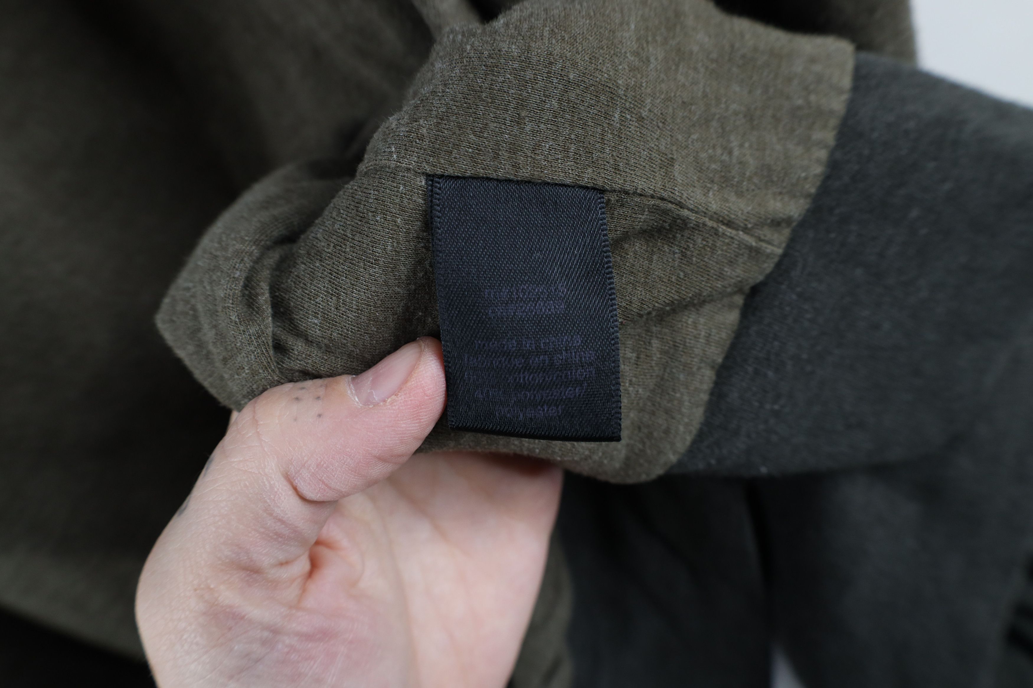 John Varvatos × Vintage John Varvatos USA Blank Jersey Knit Full Zip Hoodie Gray Size US XXL / EU 58 / 5 - 7 Thumbnail