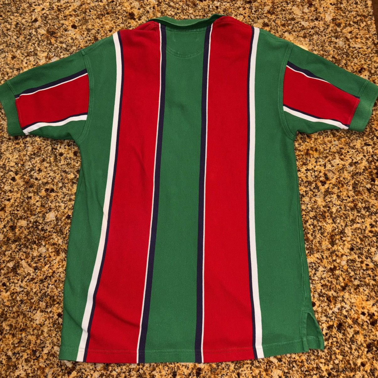 Gant Vintage GANT Rough Weather Stripe Polo – Green/Red Size US M / EU 48-50 / 2 - 3 Thumbnail