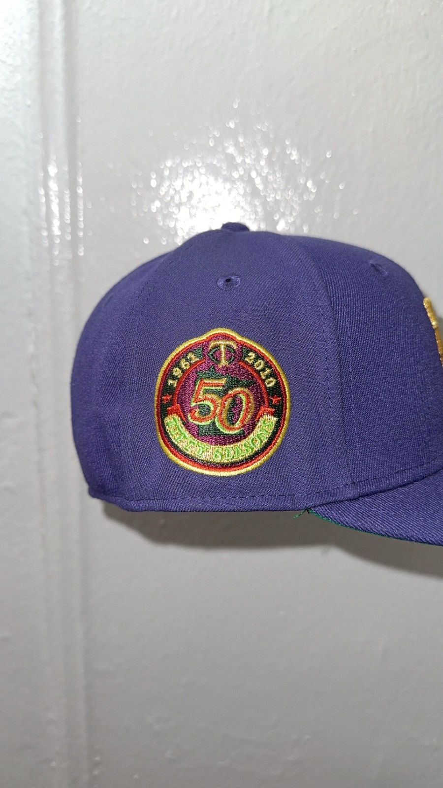 New Era New Era 59fifty purple Minnesota twins fitted hat size 7 Size ONE SIZE - 2 Thumbnail
