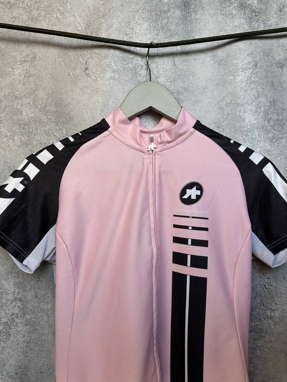 Other Assos Cycling Jersey Pink Black Full Zip Short Sleeve Lady Size XL / US 12-14 / IT 48-50 - 5 Thumbnail