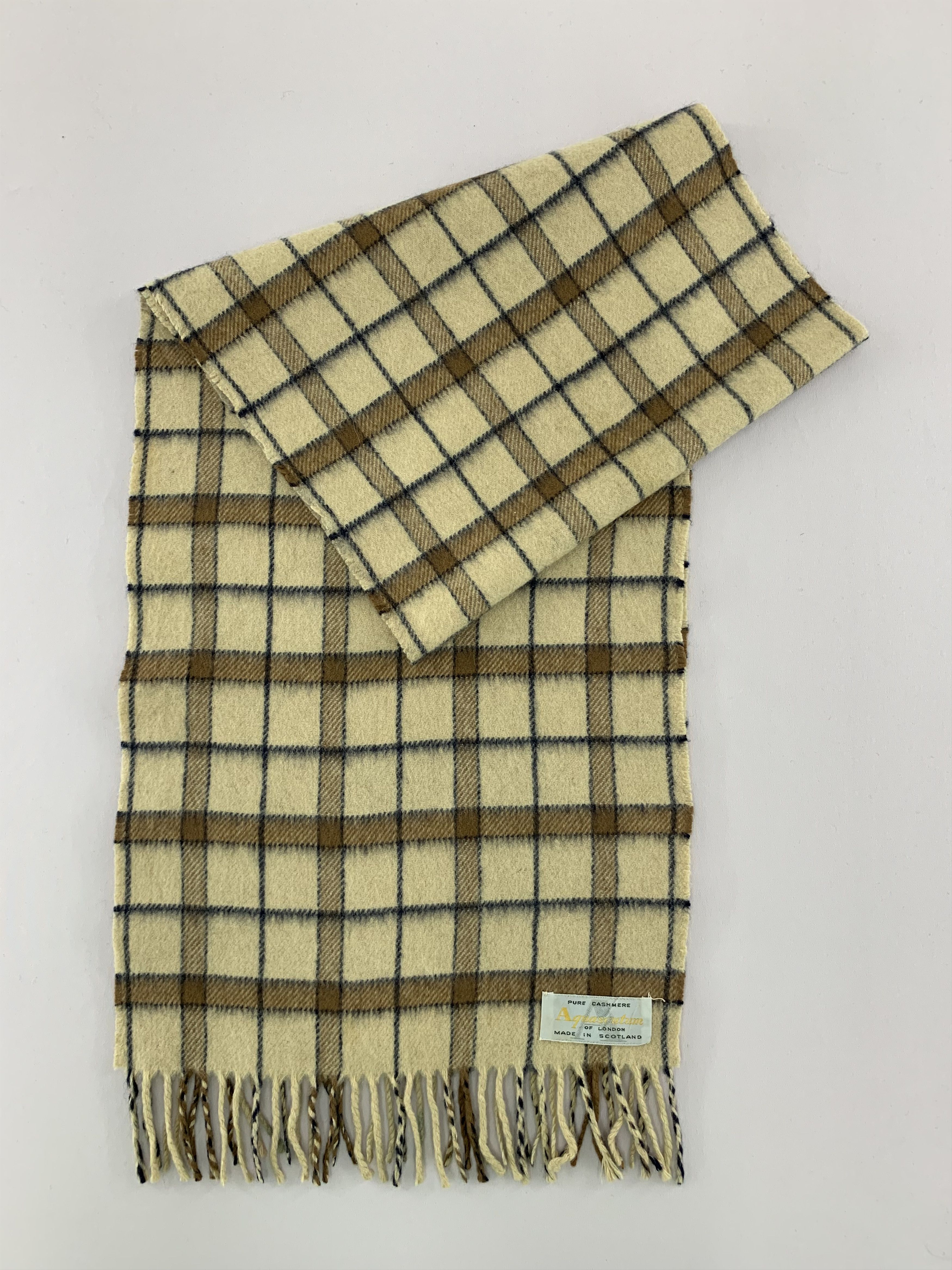 Aquascutum Aquascutum Scarf Wool Muffler Neck Wrap BL5192 Size ONE SIZE - 2 Thumbnail