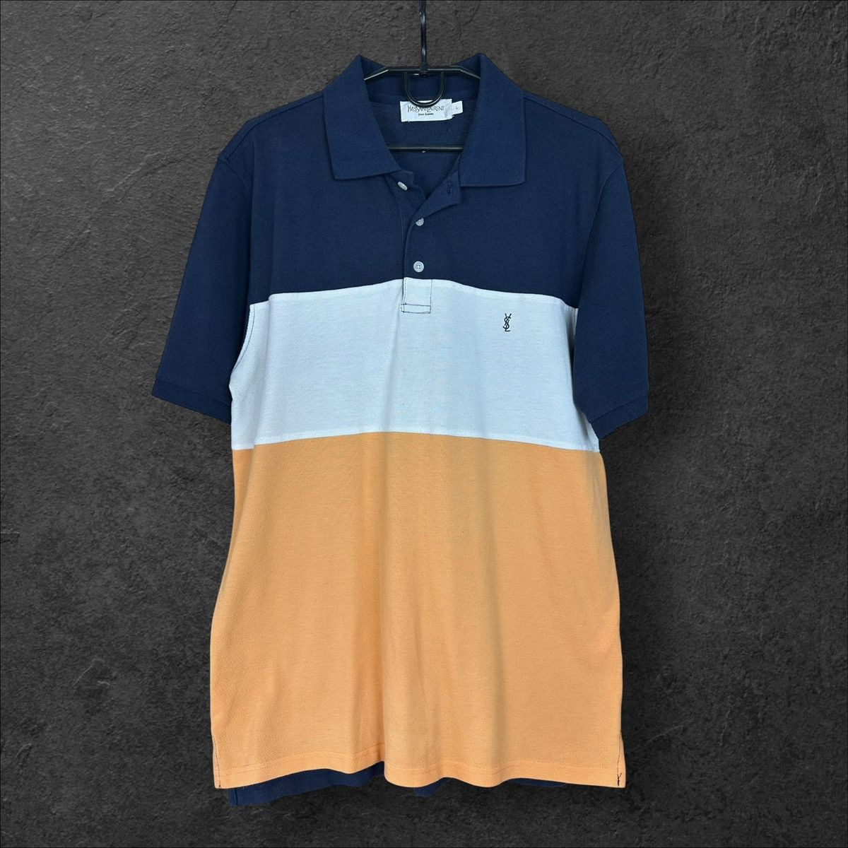 Vintage × Yves Saint Laurent Vintage Yves Saint Lauren mini Logo Polo shirt YSL Polo Size US L / EU 52-54 / 3 - 1 Thumbnail