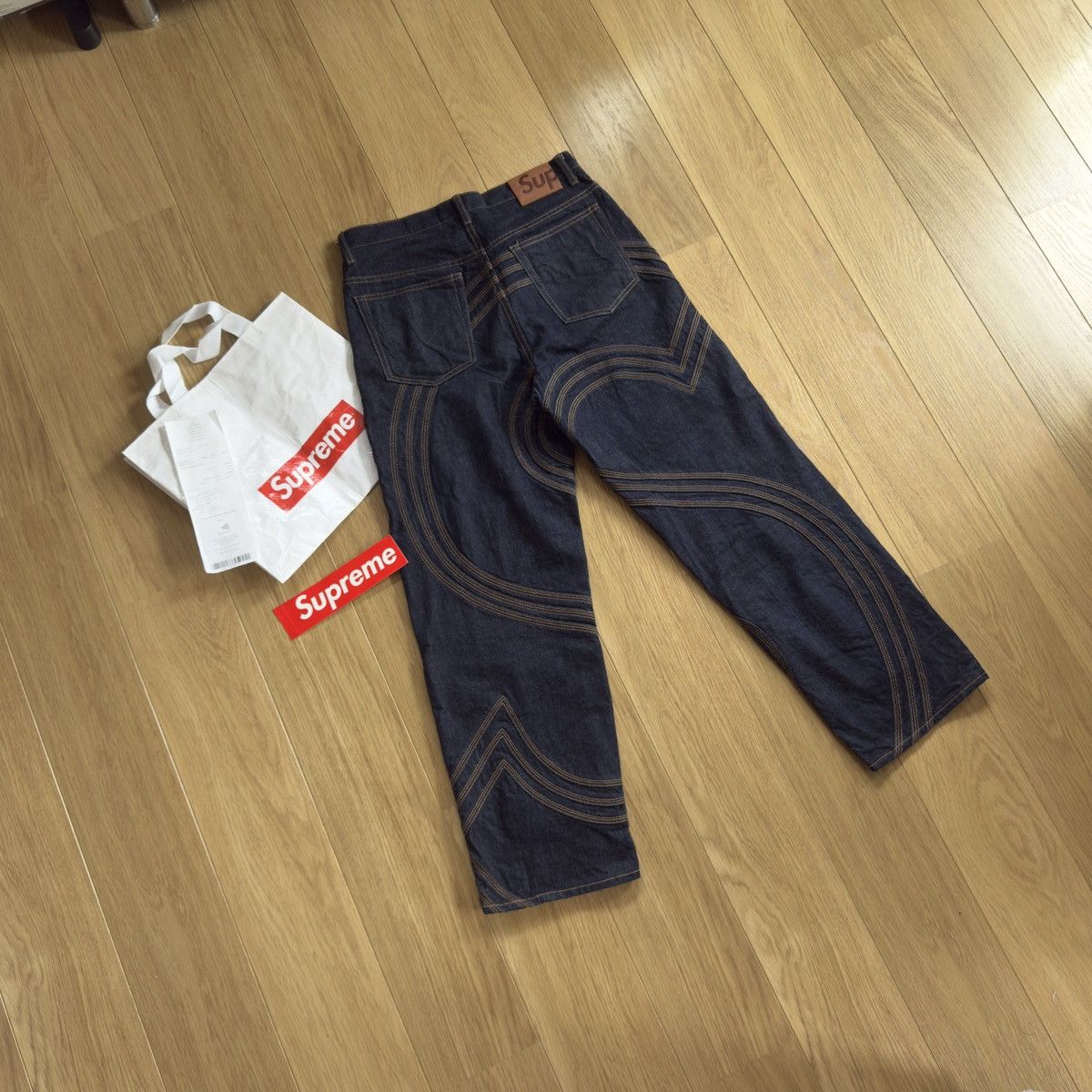 Supreme Supreme S-Logo Rigid baggy jeans - 30 | Grailed