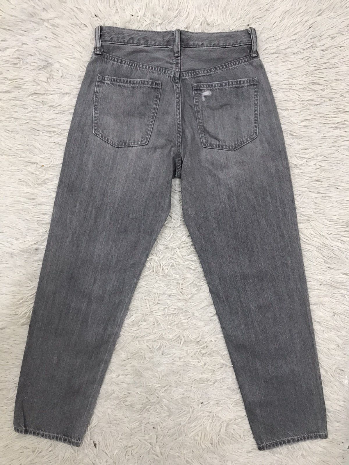Uniqlo Uniqlo Distressed Slim Tapered Fit Jeans Size 24" / US 00 / IT 34 - 2 Thumbnail