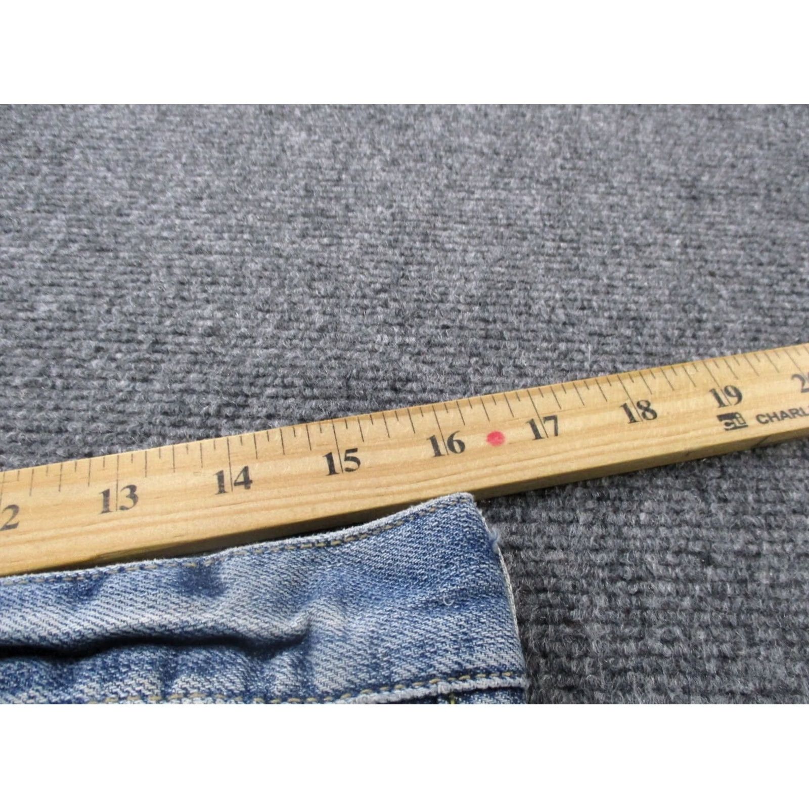 Allsaints AllSaints Jeans Mens 30 Blue Denim Straight Cropped Cigarette Casual Faded Shop Now Mens Size US 32 / EU 48 - 6 Thumbnail