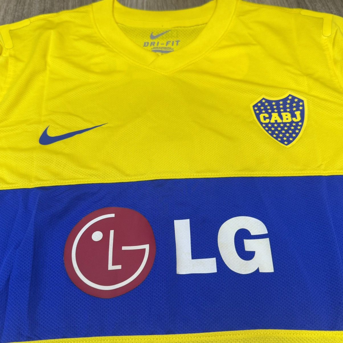 Nike Boca Juniors 11/12 player issue away shirt #5 Battaglia Size US XL / EU 56 / 4 - 3 Thumbnail