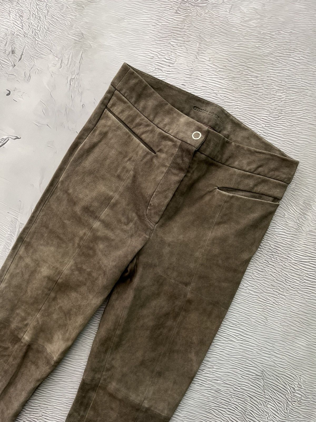 Annette Gortz Annette Gortz Luxury leather Pants Brown Germany Size 26" / US 2 / IT 38 - 2 Thumbnail