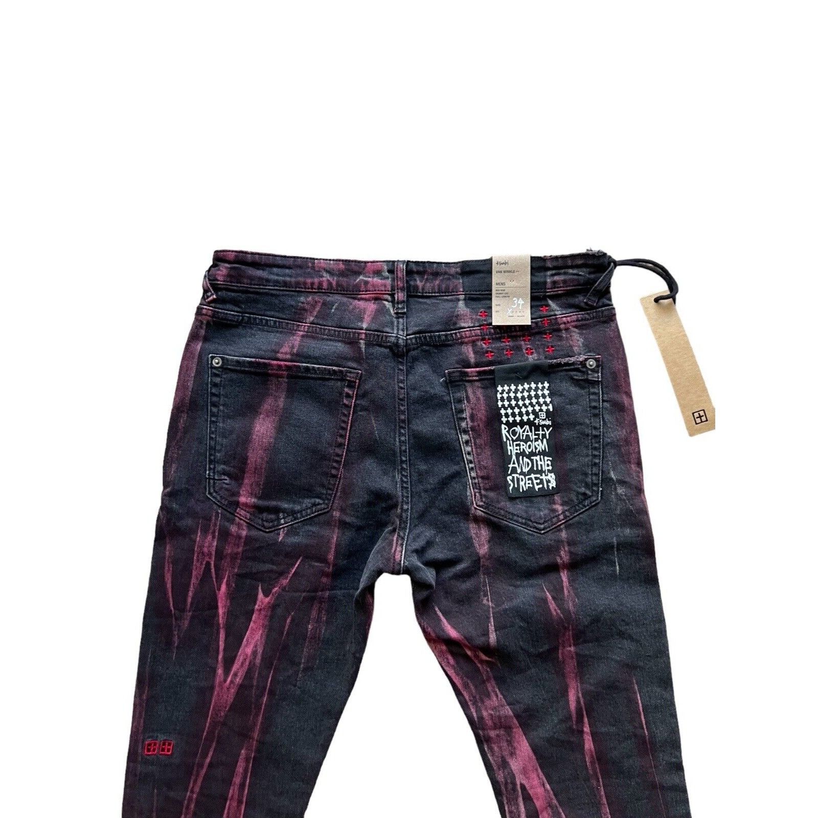 Ksubi Ksubi Jeans Mens Van Winkle Skinny Leg Black $260 Size 34/32 Size US 34 / EU 50 - 4 Thumbnail