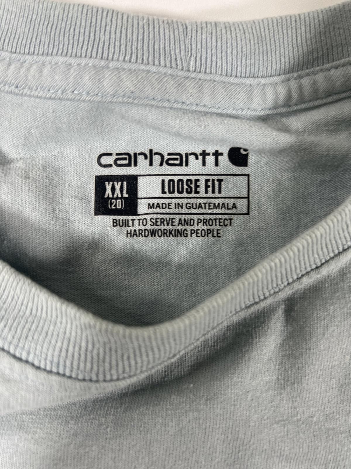 Carhartt Carhartt Men's Loose Fit T-Shirt XXL Light Blue Size US XXL / EU 58 / 5 - 3 Thumbnail