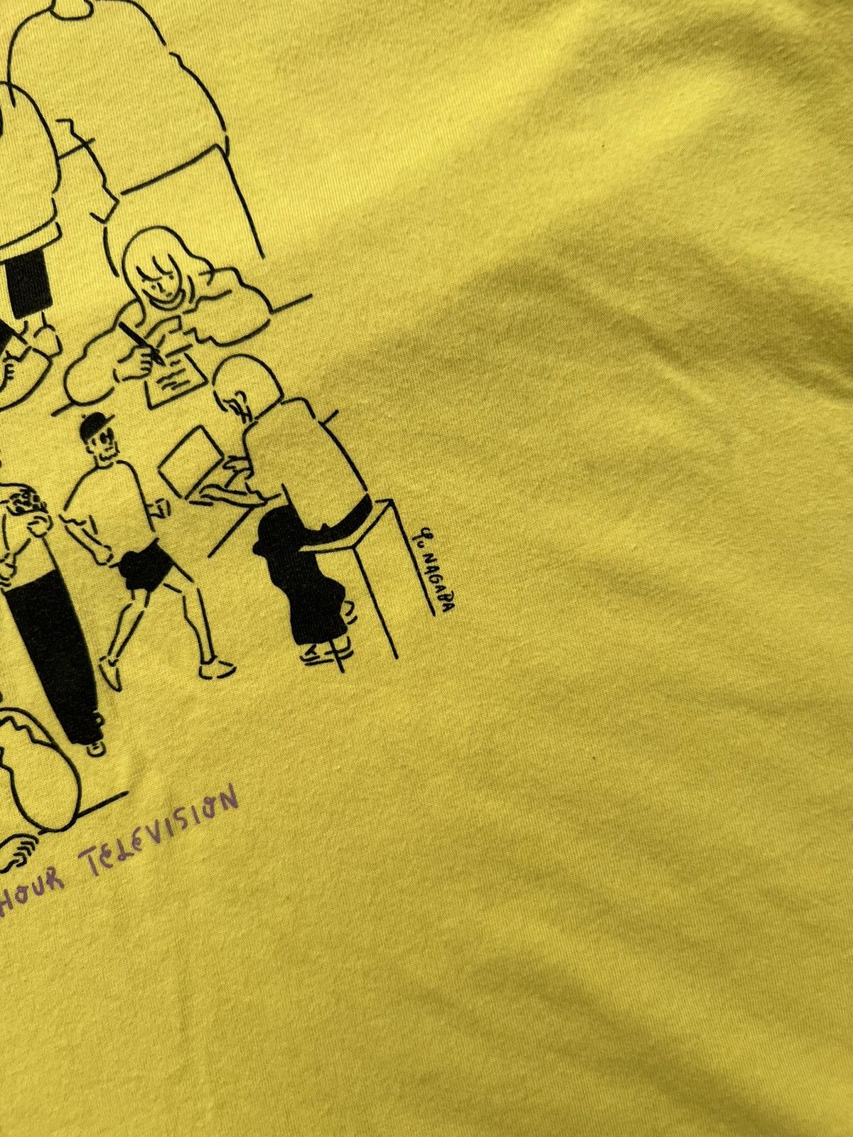 Japanese Brand × Vintage 24 HOUR TELEVISION YU NAGABA RARE RETRO TEE DISTRESSED Size US M / EU 48-50 / 2 - 3 Thumbnail