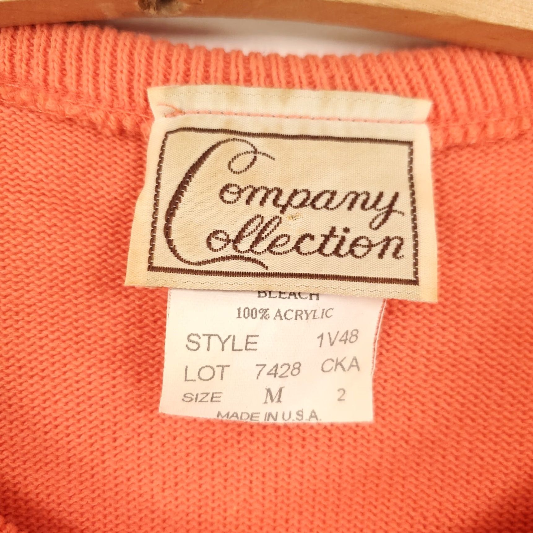 Vintage Vintage Beach Sailing Sweater Size M Sailboat Textured Peach Cruise Wear Beachy Size M / US 6-8 / IT 42-44 - 2 Thumbnail