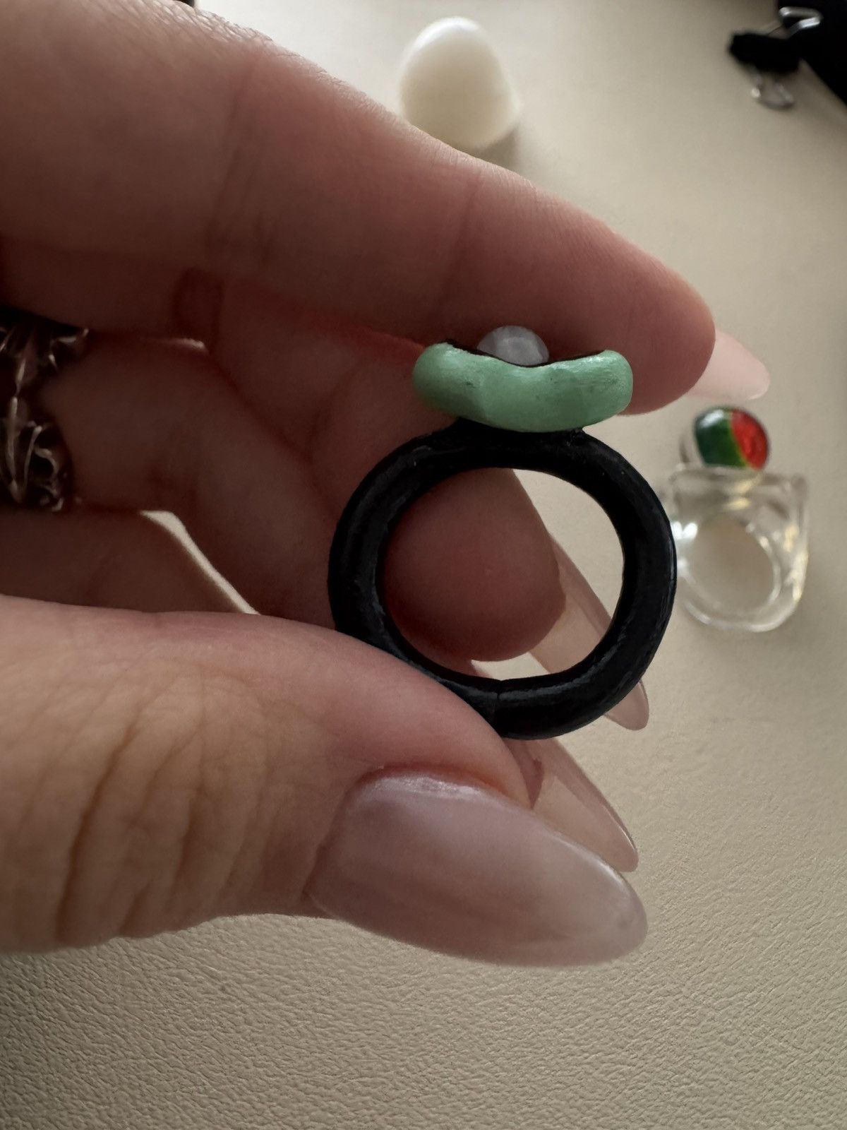 Other Handmade ring set of 3 size US7-8 Size ONE SIZE - 5 Thumbnail