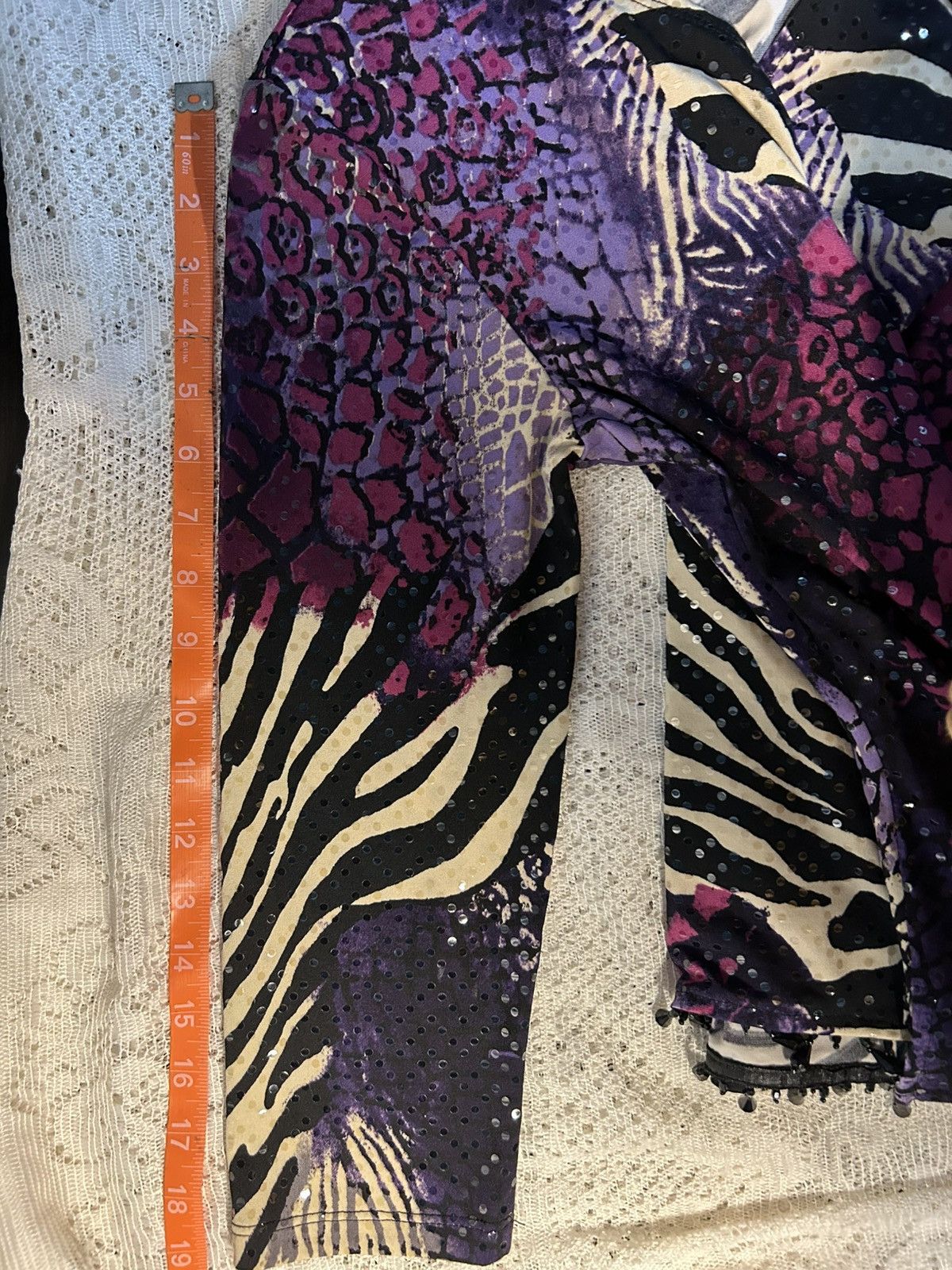 Other vintage MSK 2000s whimsy purple print top Size S / US 4 / IT 40 - 6 Thumbnail