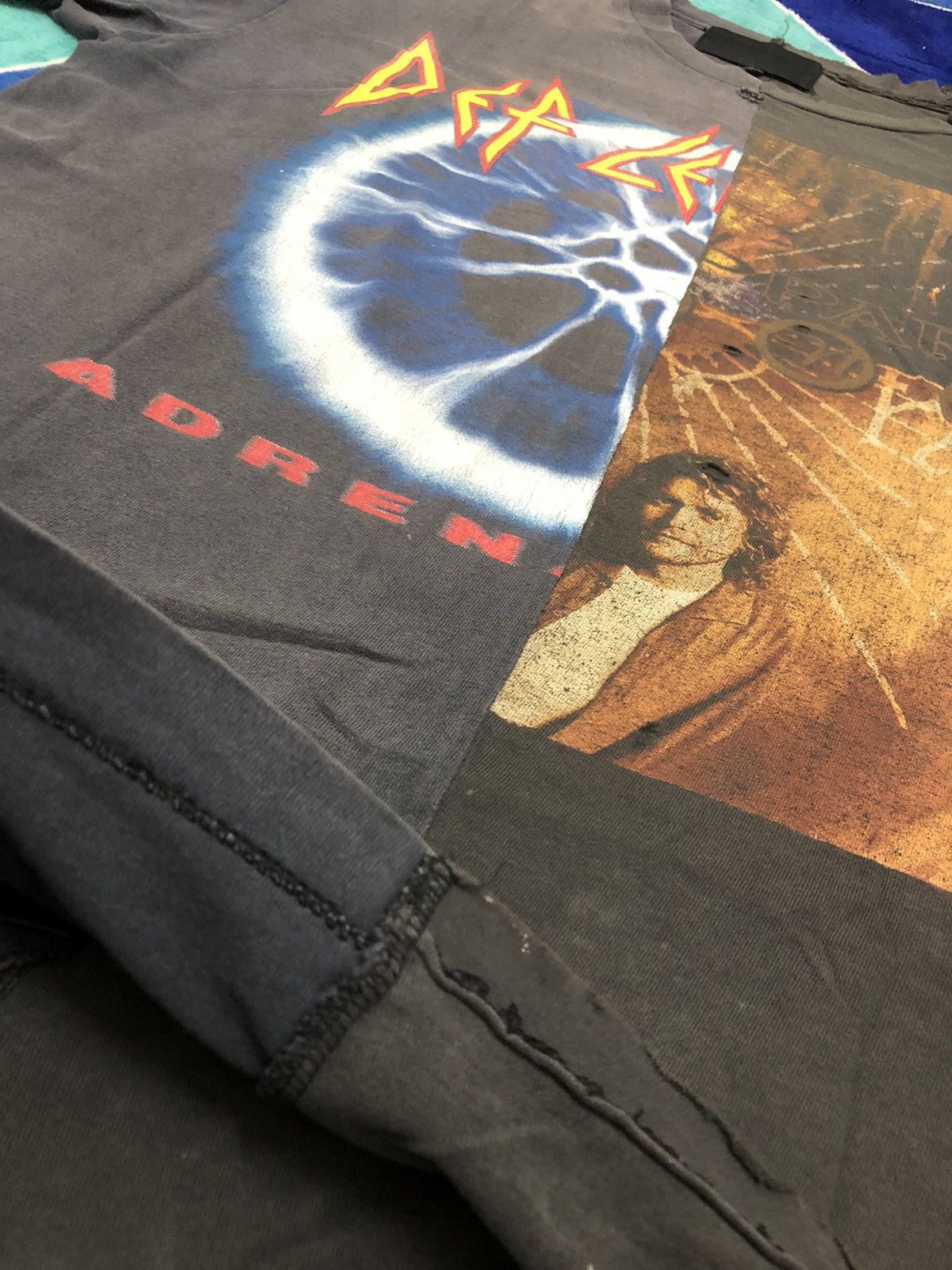 Vintage Vintage custom band shirt DEF LEPPARD Size US XL / EU 56 / 4 - 3 Thumbnail