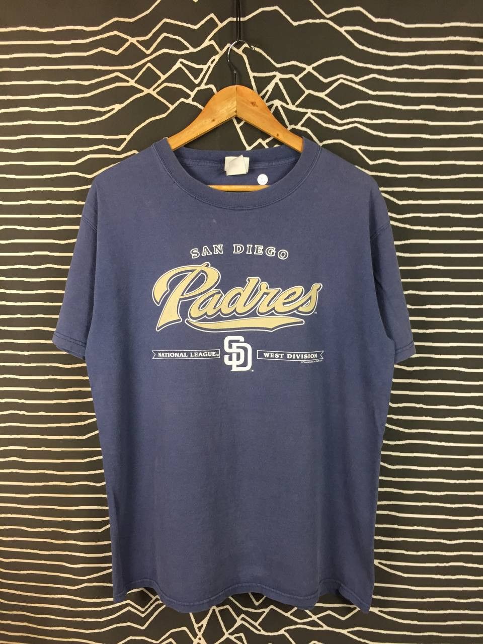 MLB Vtg 2005 San Diego Padres Tee Lee Sport MLB Faded Navy Blue Size US L / EU 52-54 / 3 - 1 Thumbnail