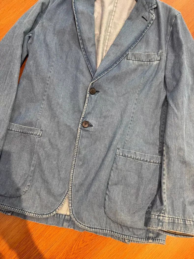 Brioni Brioni Denim Suit Size US S / EU 44-46 / 1 - 4 Thumbnail