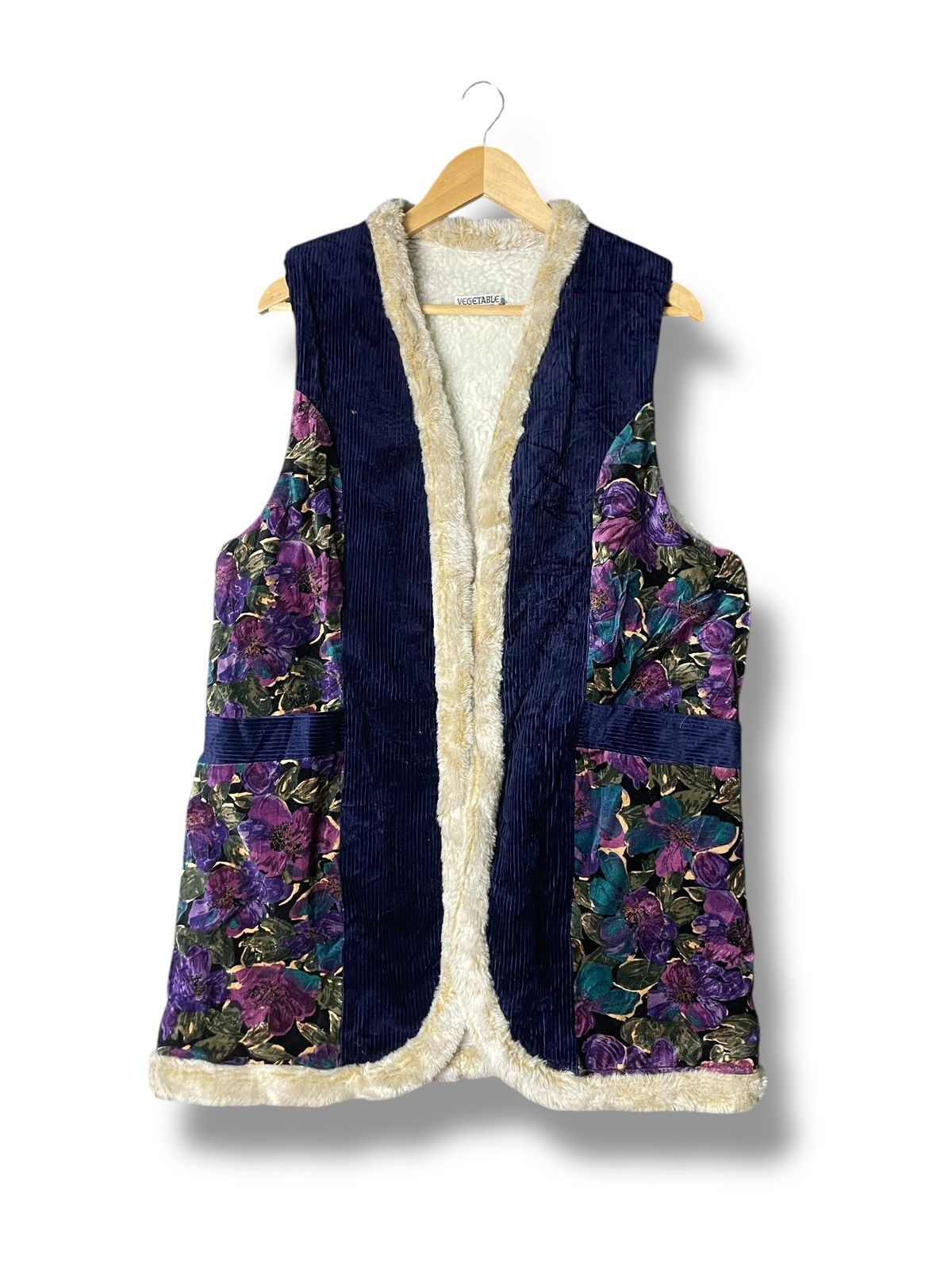 Japanese Brand × Vintage Vegetable House Brand Rare Design Vest (56) Size US S / EU 44-46 / 1 - 1 Thumbnail