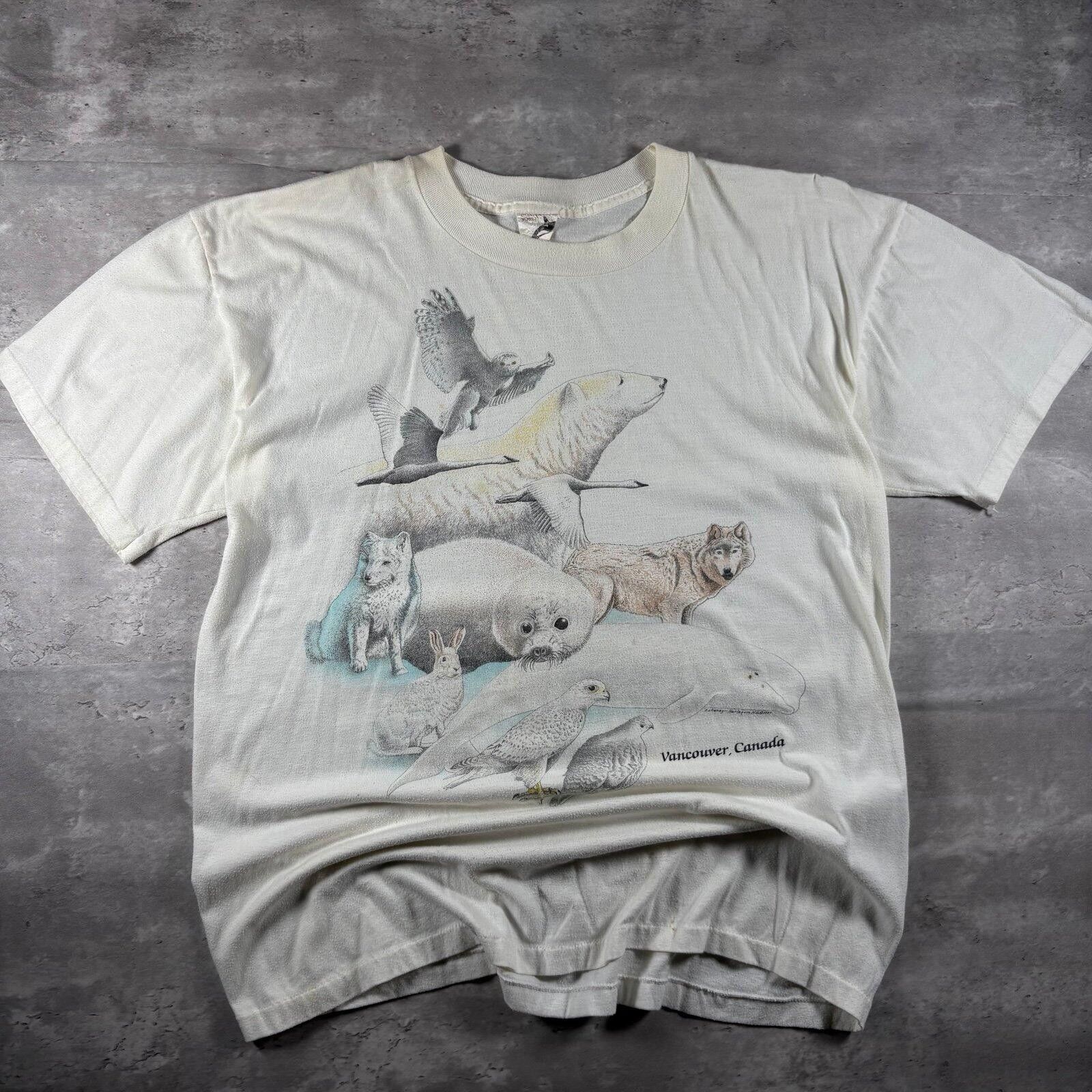 Other Vintage 80s animal AOP tee Size US XL / EU 56 / 4 - 1 Thumbnail
