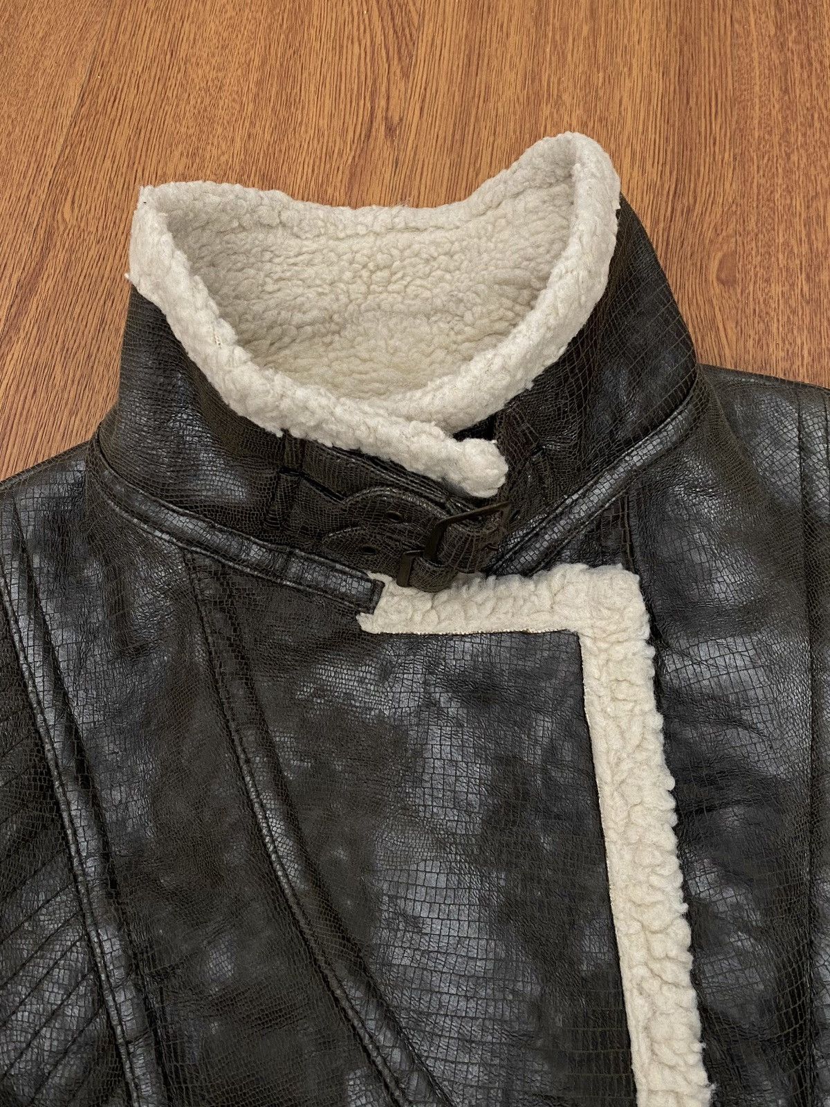 If Six Was Nine × Japanese Brand × Le Grande Bleu (L.G.B.) Valencia texture leather jacket Size US M / EU 48-50 / 2 - 7 Thumbnail