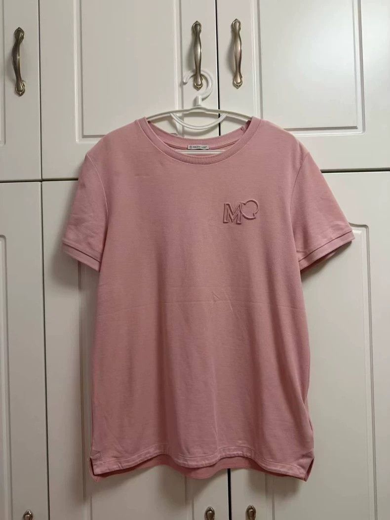 Moncler Moncler Embroidered Logo Short Sleeve Tee Size US L / EU 52-54 / 3 - 1 Thumbnail