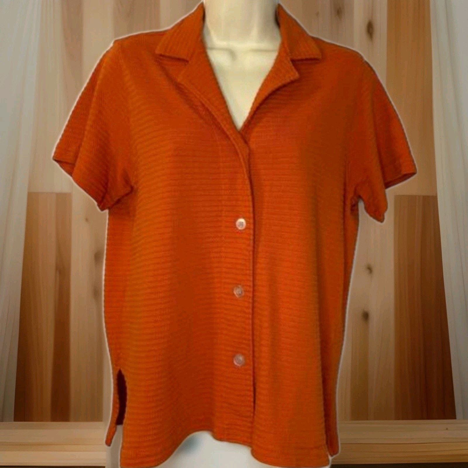 Big Bud Press Big Bud Press Pantry Shirt Button Up Cotton In Honycomb Size M / US 6-8 / IT 42-44 - 3 Thumbnail