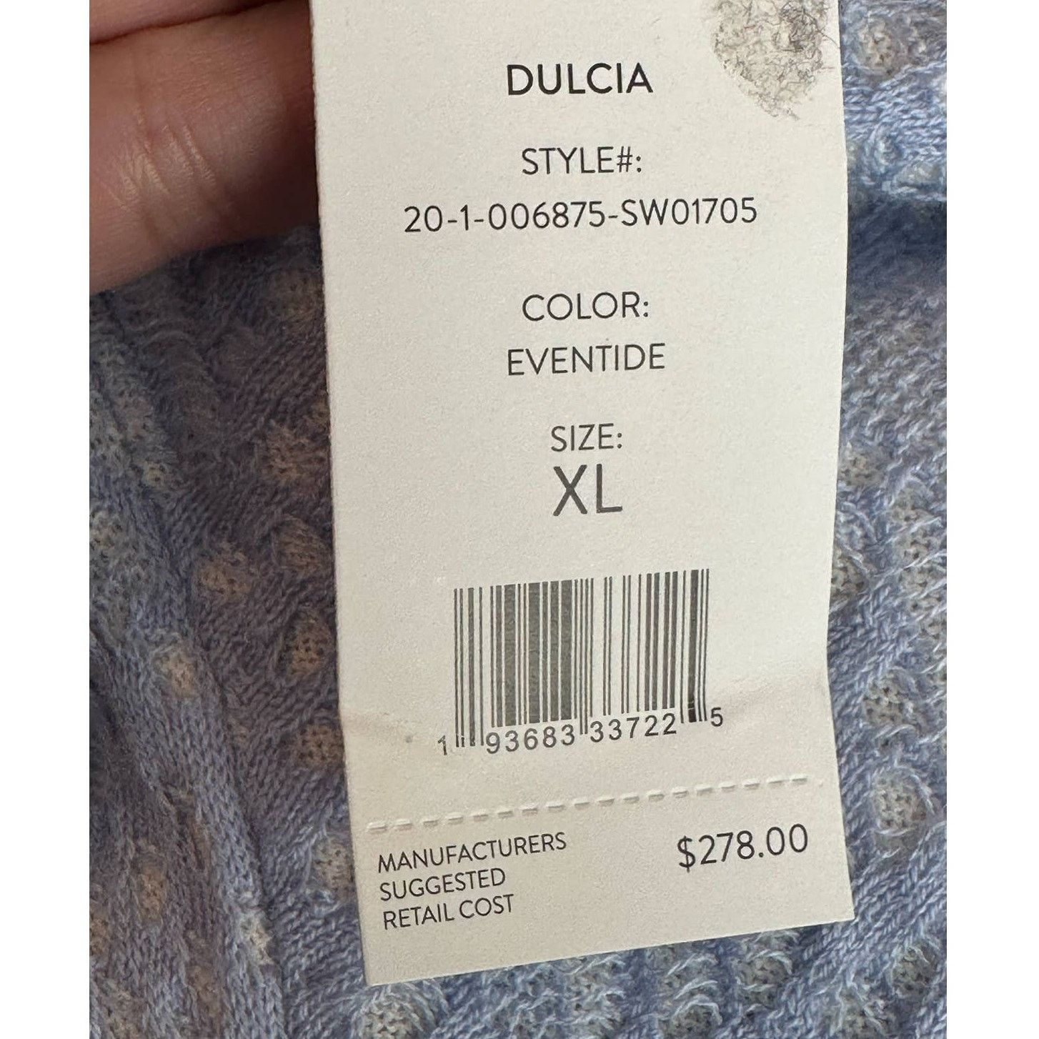 Joie Joie Dulcia blue over white long sleeves sweater size XL Size XL / US 12-14 / IT 48-50 - 5 Thumbnail