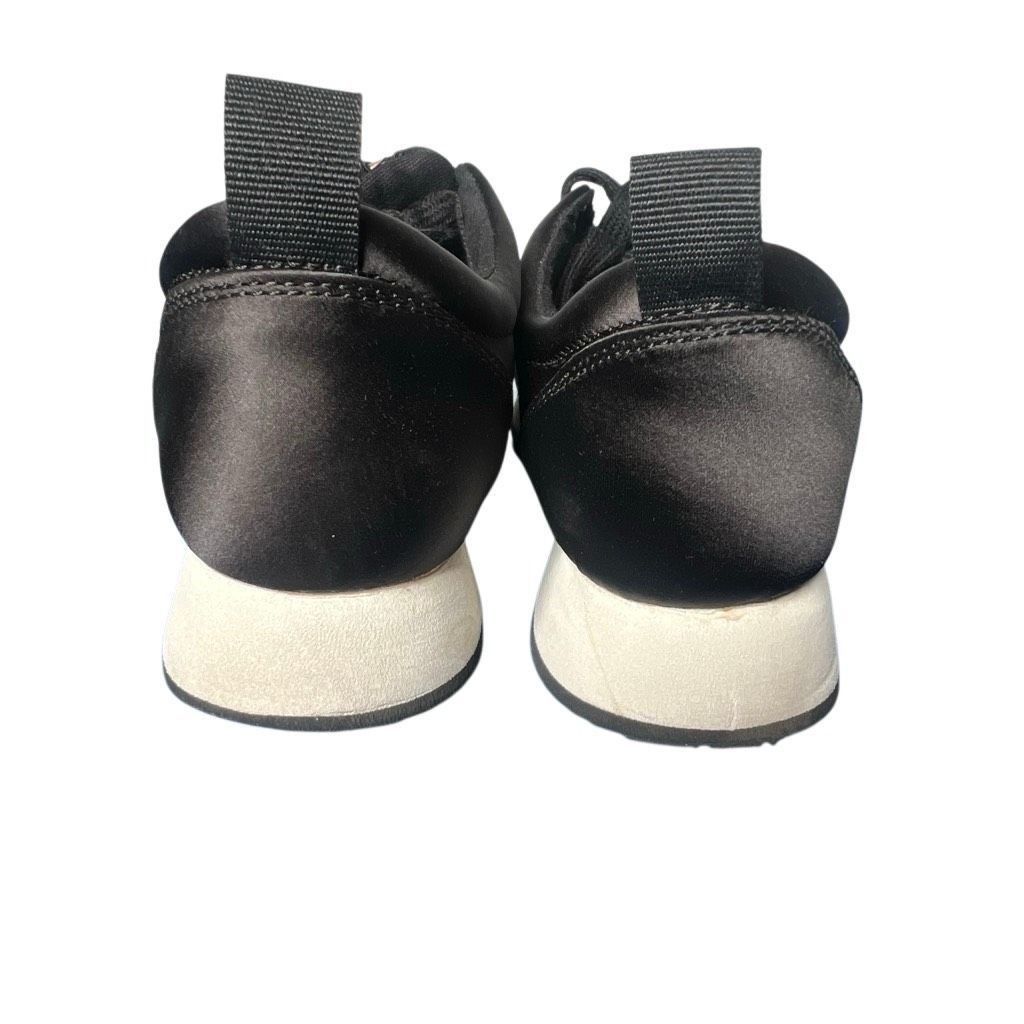 Zara Zara Basic Black Lace Satin Sneakers Size 37 6.5 Size US 7 / IT 37 - 7 Thumbnail