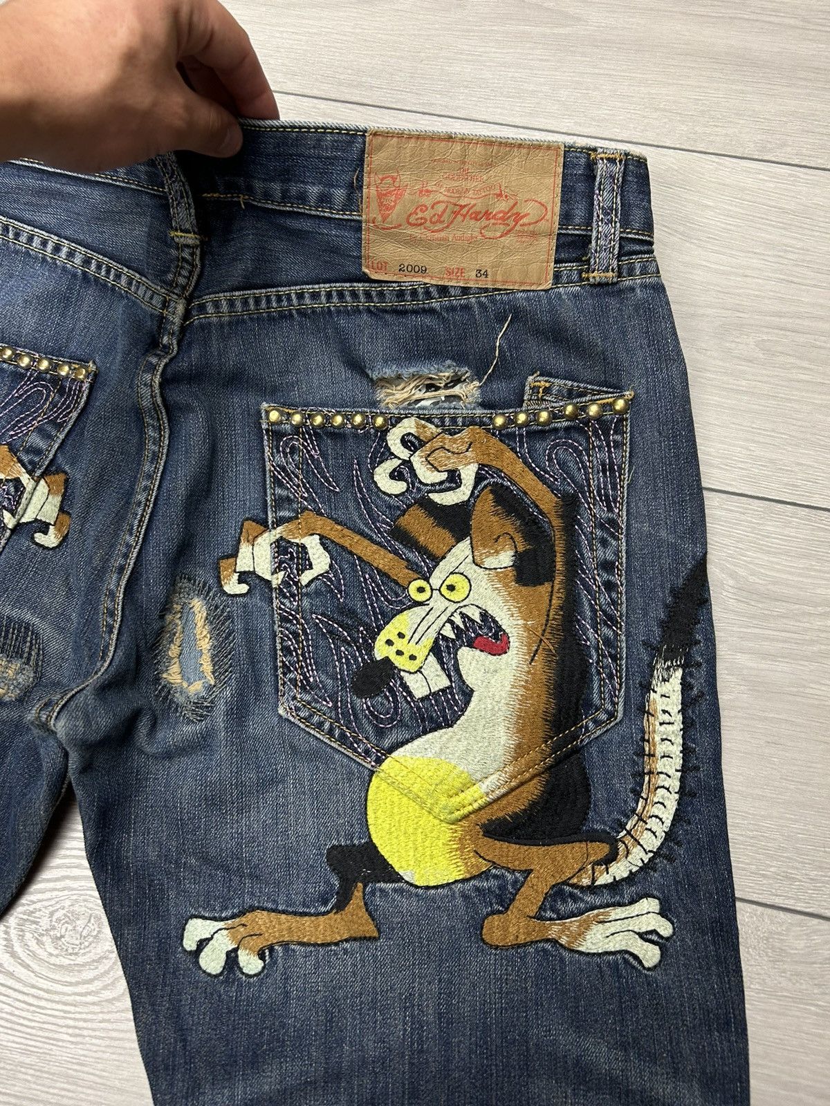Ed Hardy Ed Hardy vintage denim jeans size 32 Size US 34 / EU 50 - 4 Thumbnail