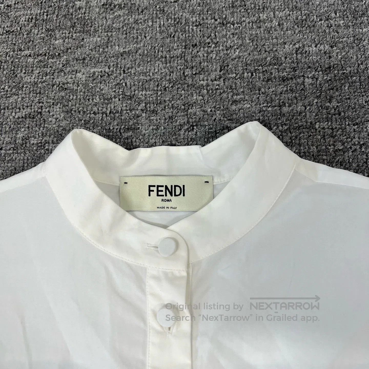 Fendi fendi embroidered logo shirt dress. Size US S / EU 44-46 / 1 - 5 Thumbnail