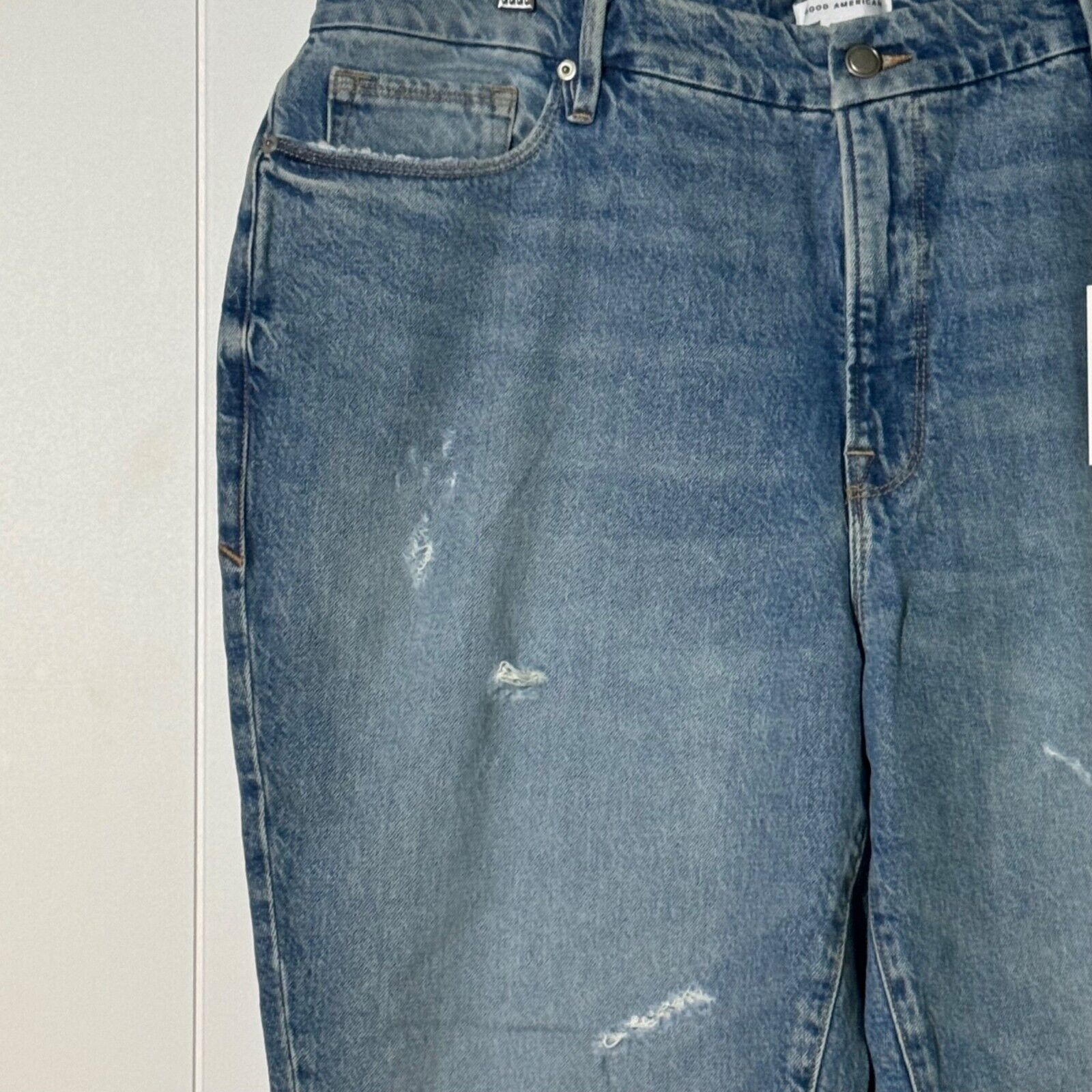 Good American Good American Womens 15 NWT Good Classic Jeans Skinnyish Size 39" - 4 Thumbnail