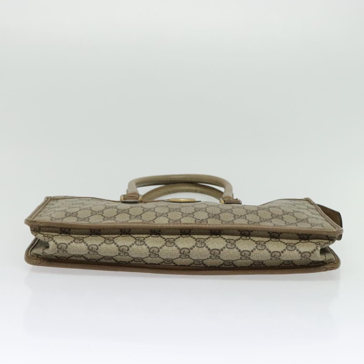 Gucci GUCCI GG Supreme Hand Bag Pvc Vintage Beige Gold Size ONE SIZE - 9 Thumbnail