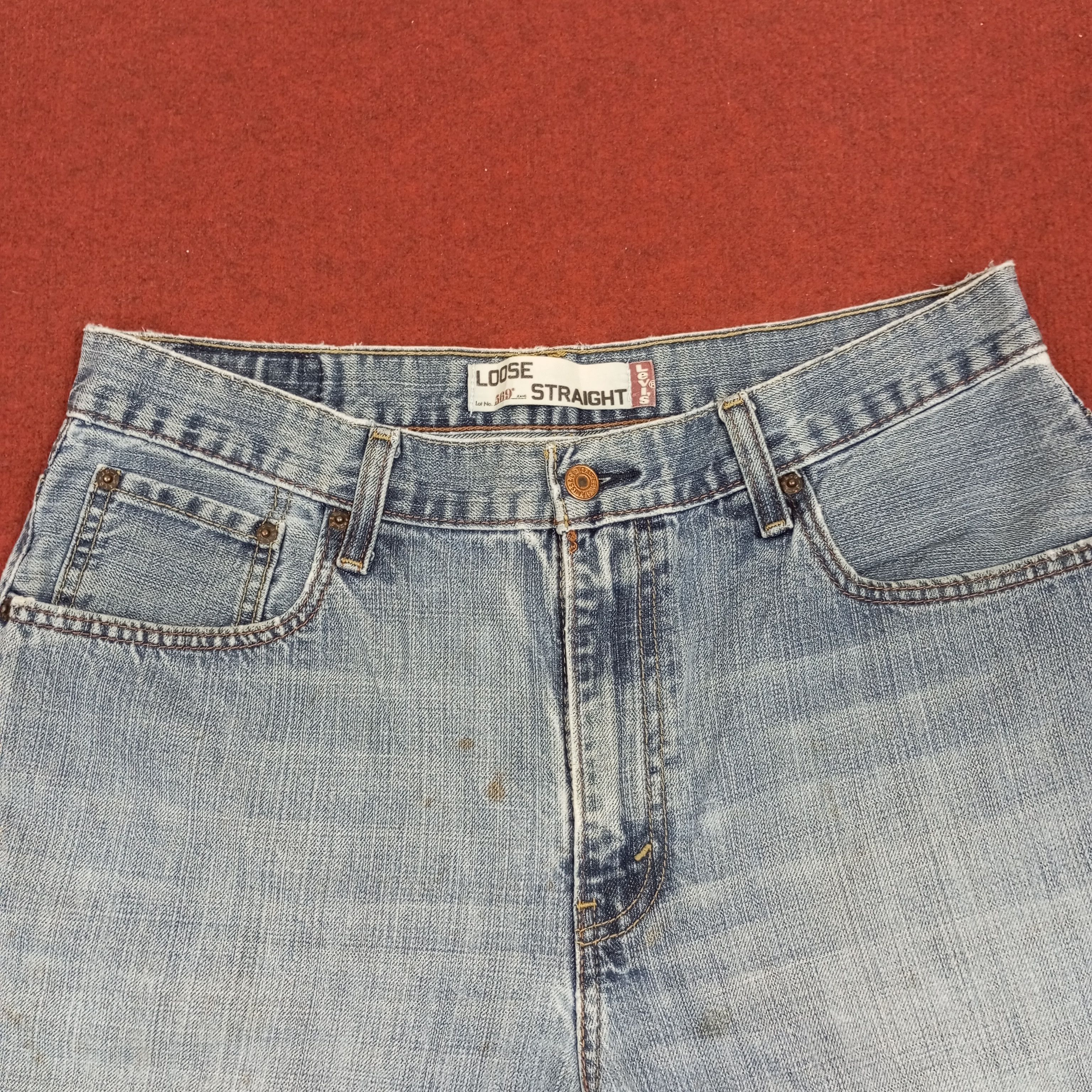 Levi's × Vintage Levis Short Jeans Distressed Streetwear Summer Style Size US 34 / EU 50 - 2 Thumbnail