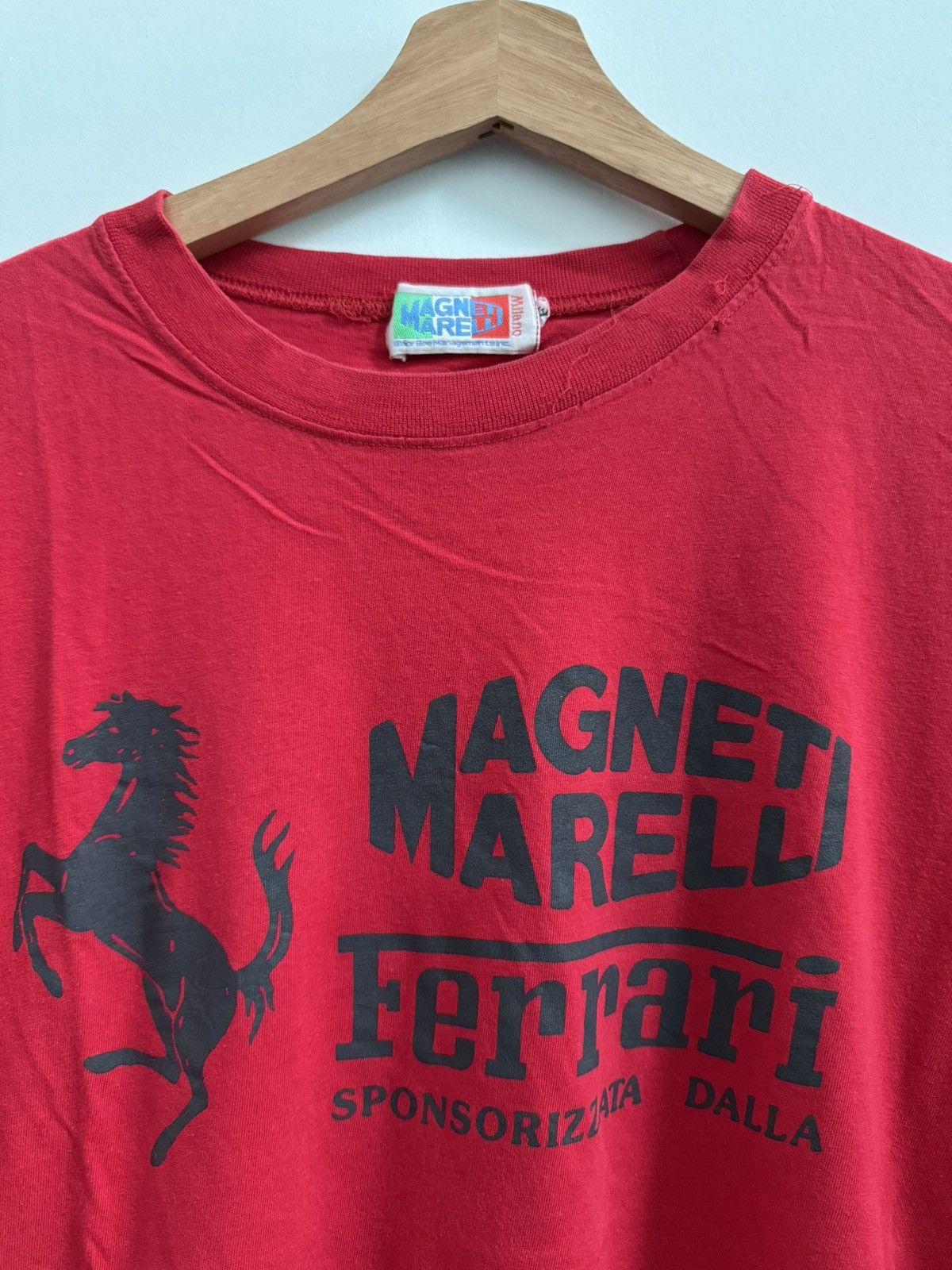 Ferrari Vintage Ferraroli Magneti Marelli T-Shirt Size US L / EU 52-54 / 3 - 3 Thumbnail