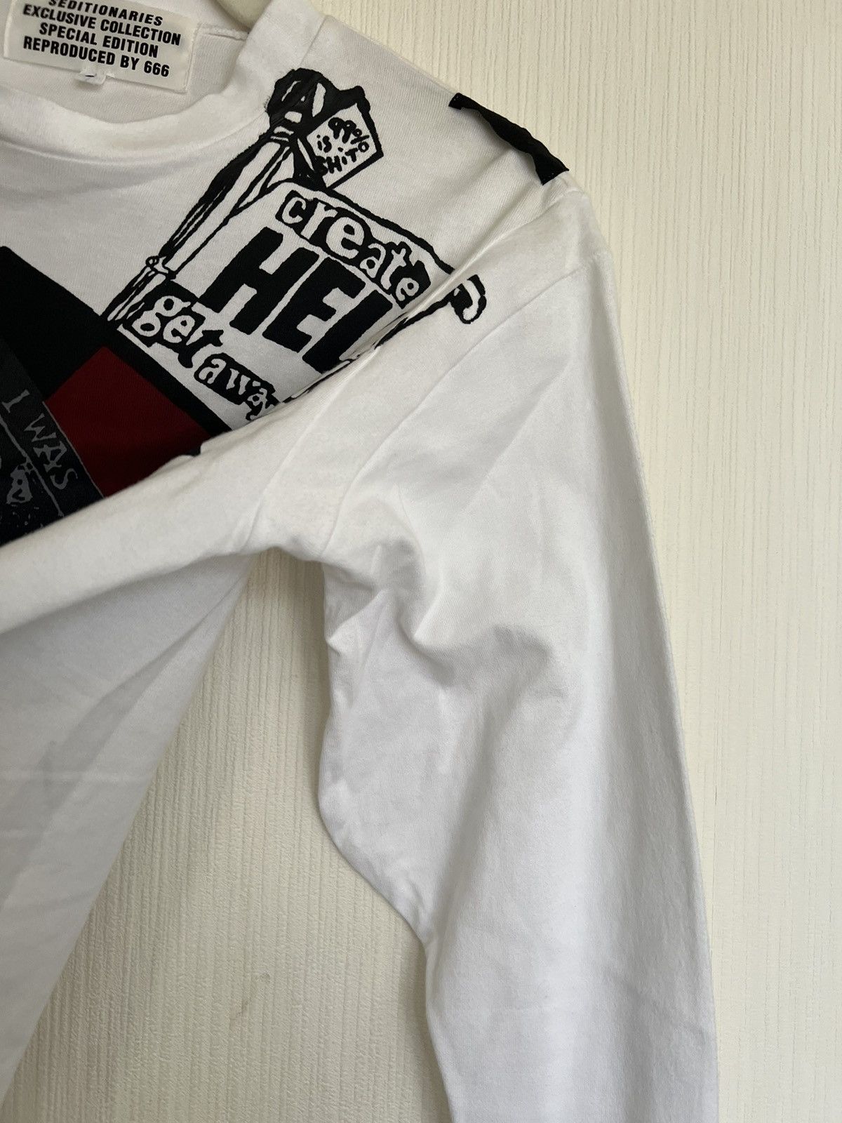 A.F.F.A. Vintage 1980s AFFA Seditionaries Anarchy Punk Muslin Sweater Size US S / EU 44-46 / 1 - 5 Thumbnail
