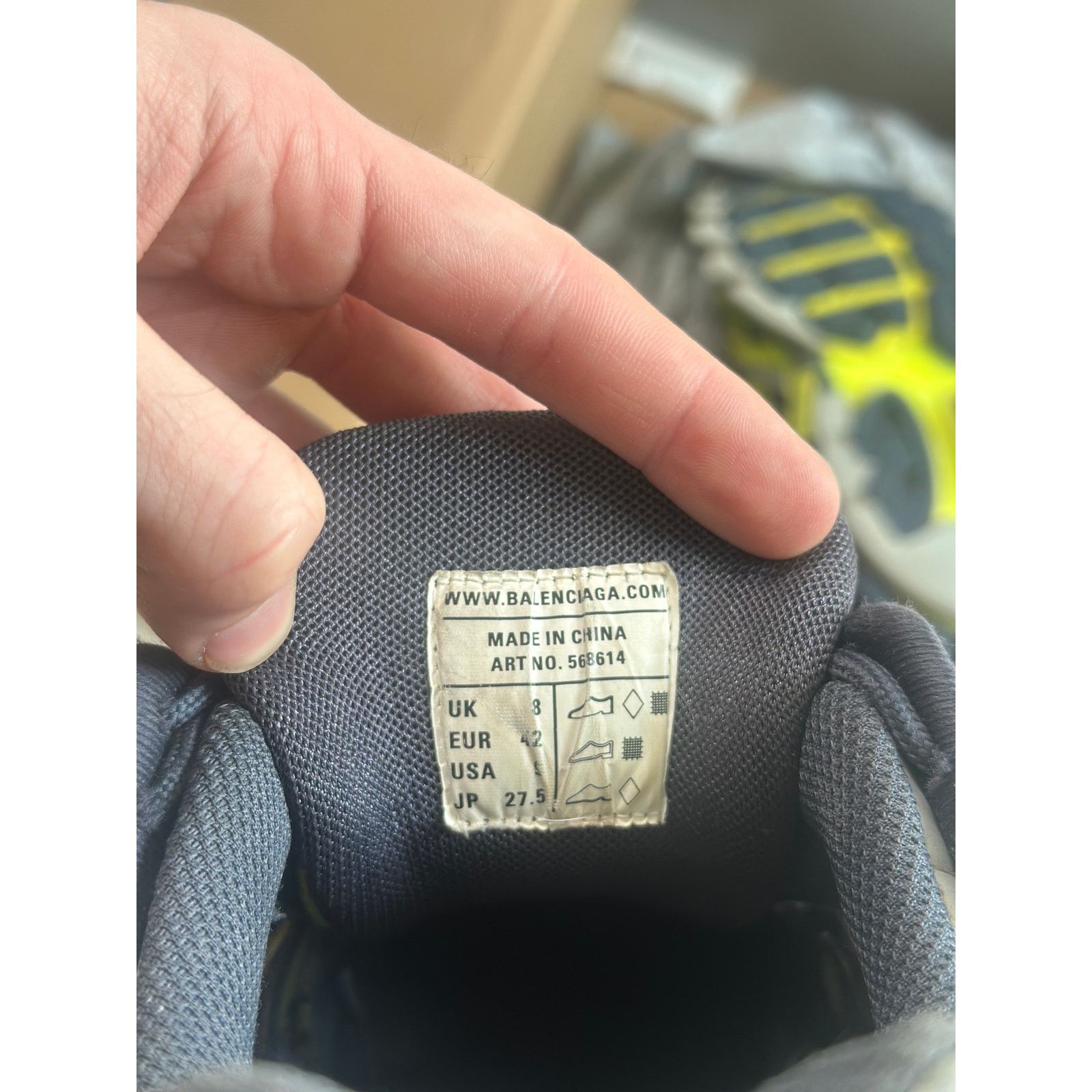 Balenciaga Size 9 - Balenciaga Track 2.0 “Yellow Grey” Sneakers OG ALL Size US 9 / EU 42 - 7 Thumbnail