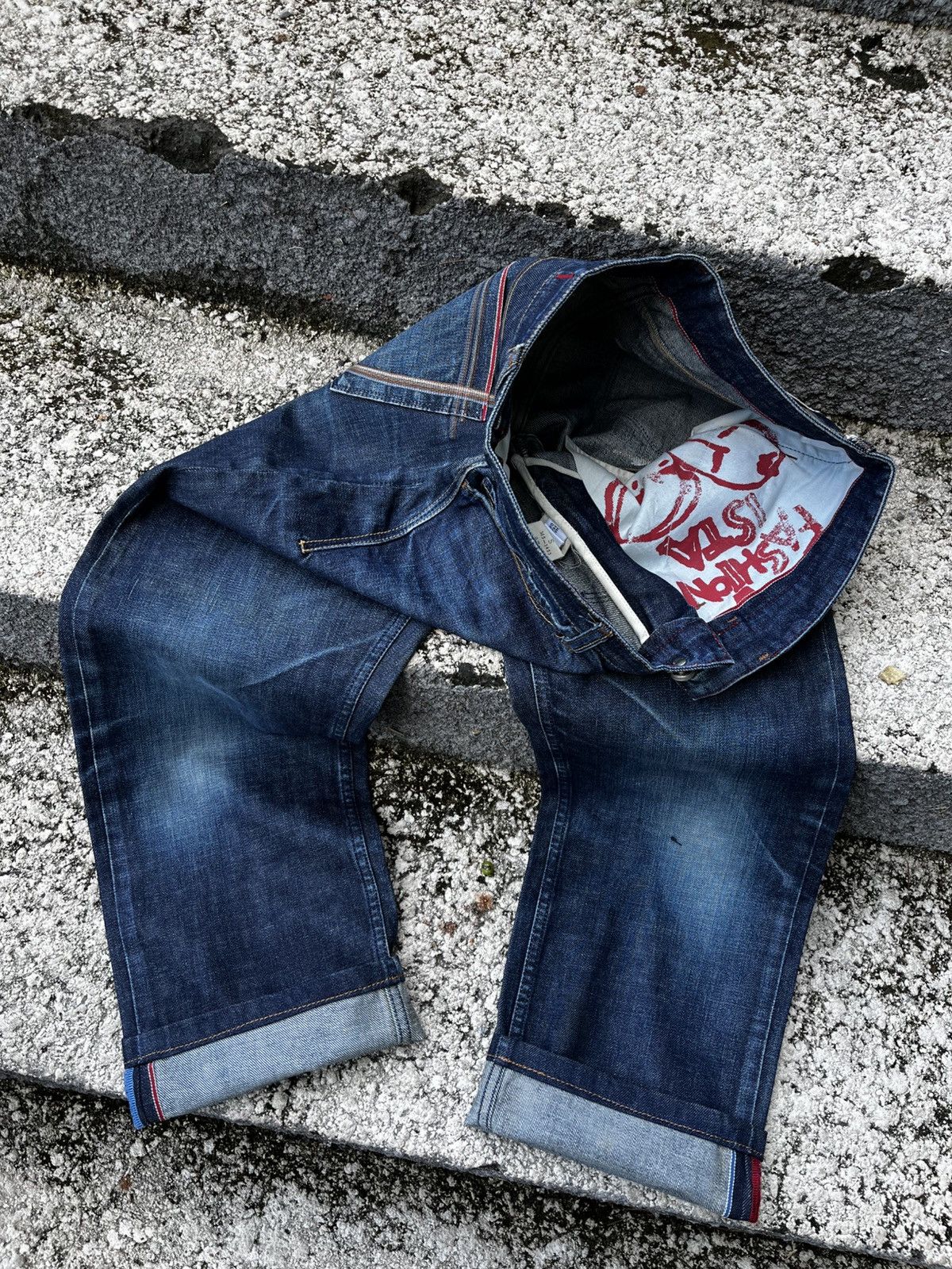 Le Jean De” Marithe Francois Girbaud Half Selvedge Denim