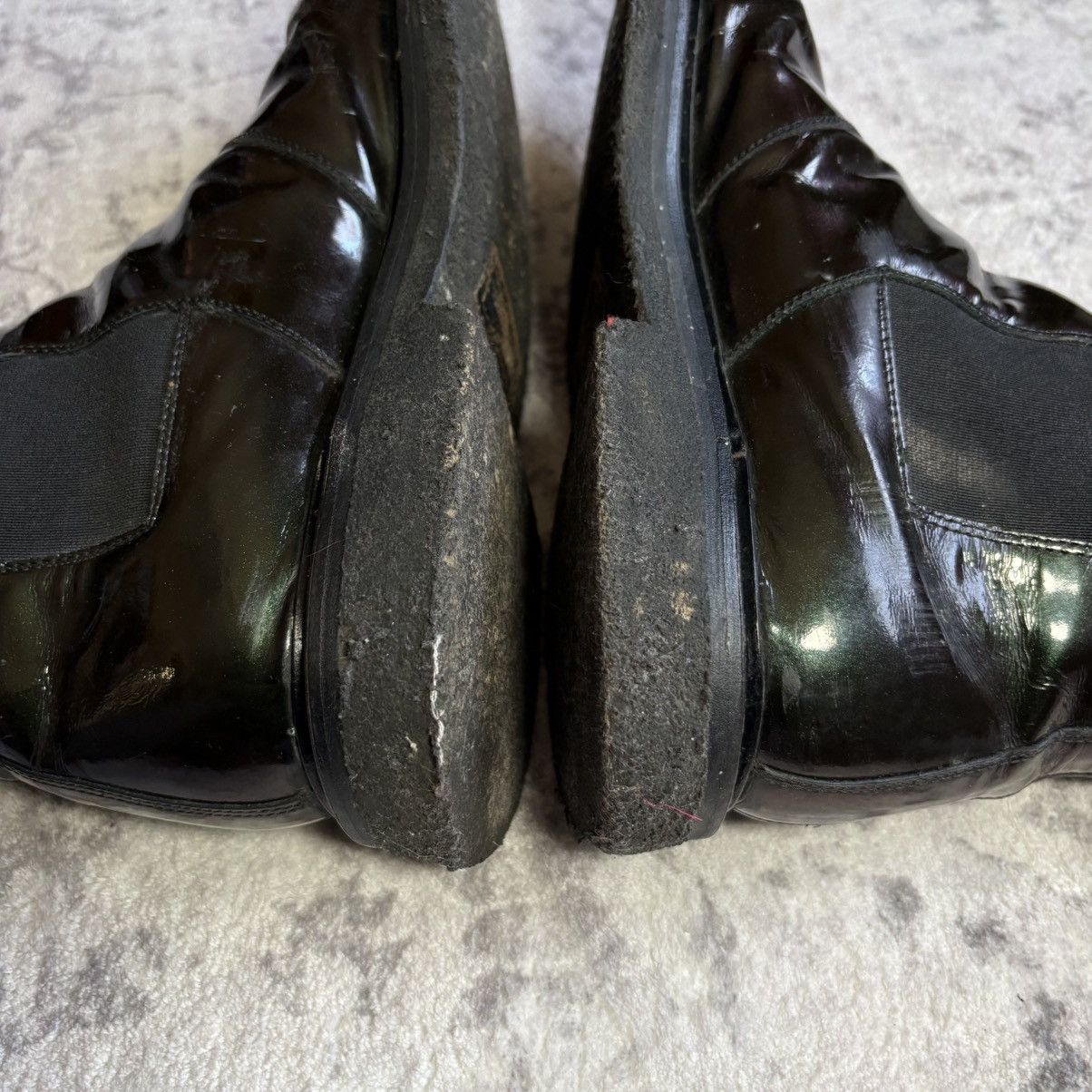 Dior Dior Homme AW08 Lumiere Du Nord Patent Leather Chelsea Boots Size US 11 / EU 44 - 8 Thumbnail
