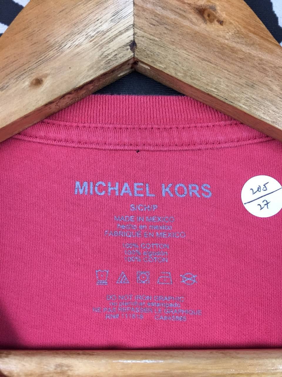Michael Kors Michael Kors Coral Tropical Palm Tree Sunset Graphic Tee Size US S / EU 44-46 / 1 - 7 Thumbnail