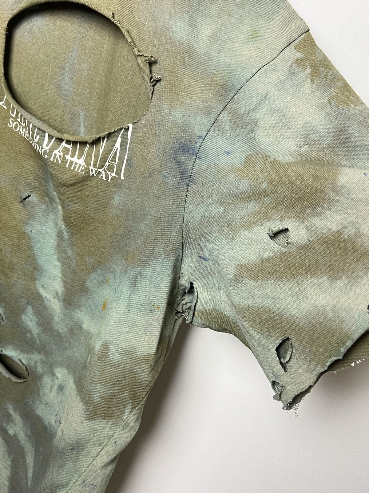 Nirvana tie dye trashed nirvana cobain t shirt 1/1 y2k Size US L / EU 52-54 / 3 - 8 Thumbnail