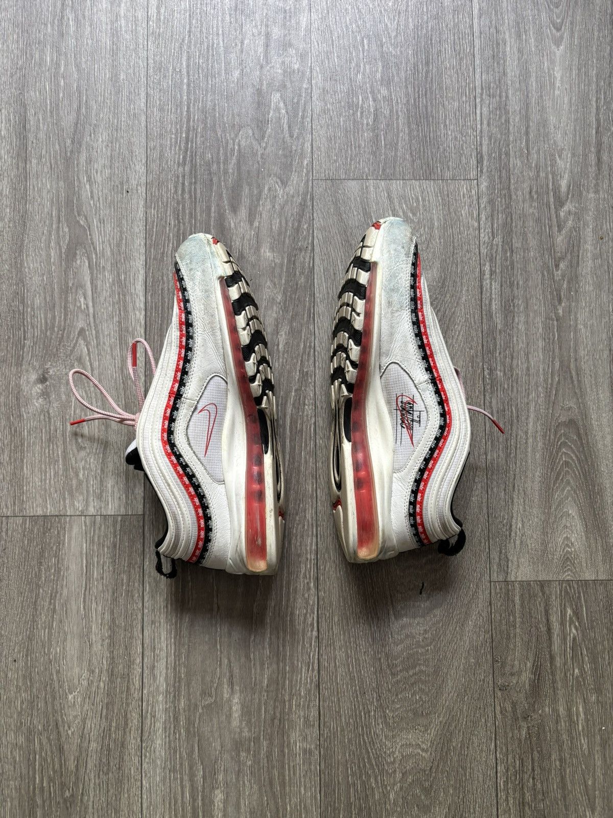 Nike Nike Air Max 97 Script Swoosh Sneakers Size US 10.5 / EU 43-44 - 13 Thumbnail