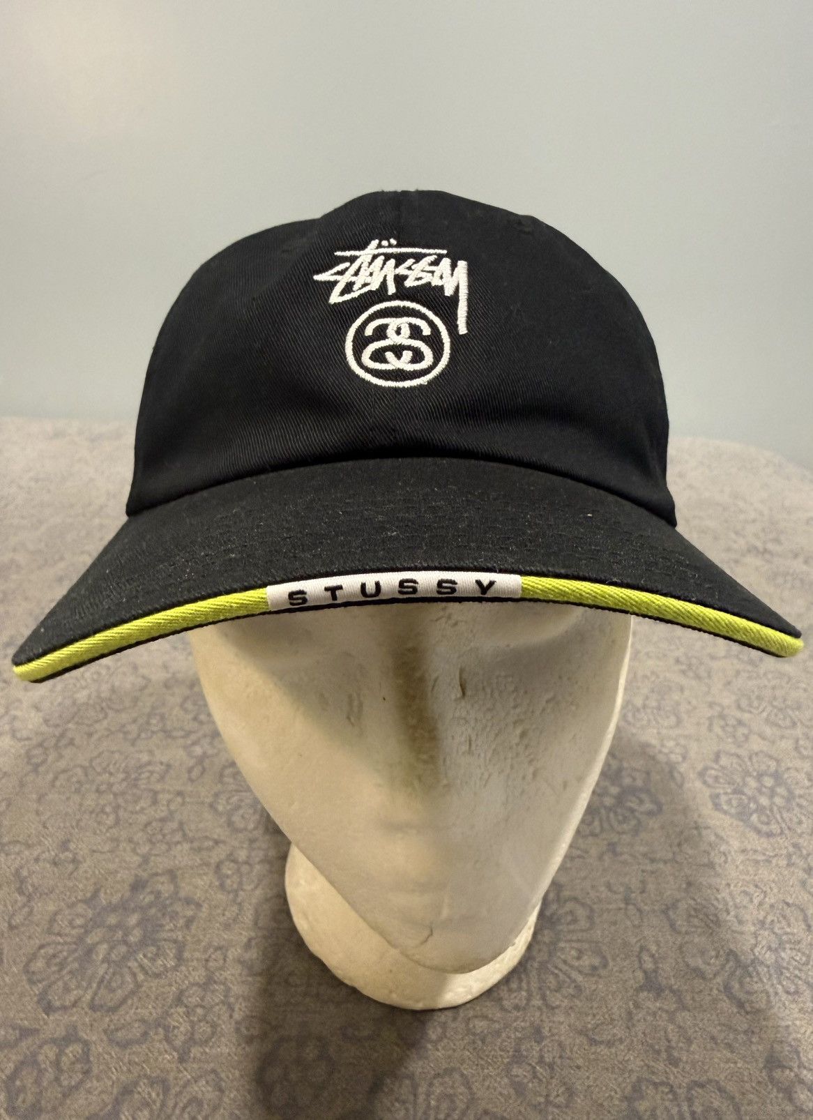 Stussy Stussy Contrast Stitch Denim Strapback - Black | Grailed