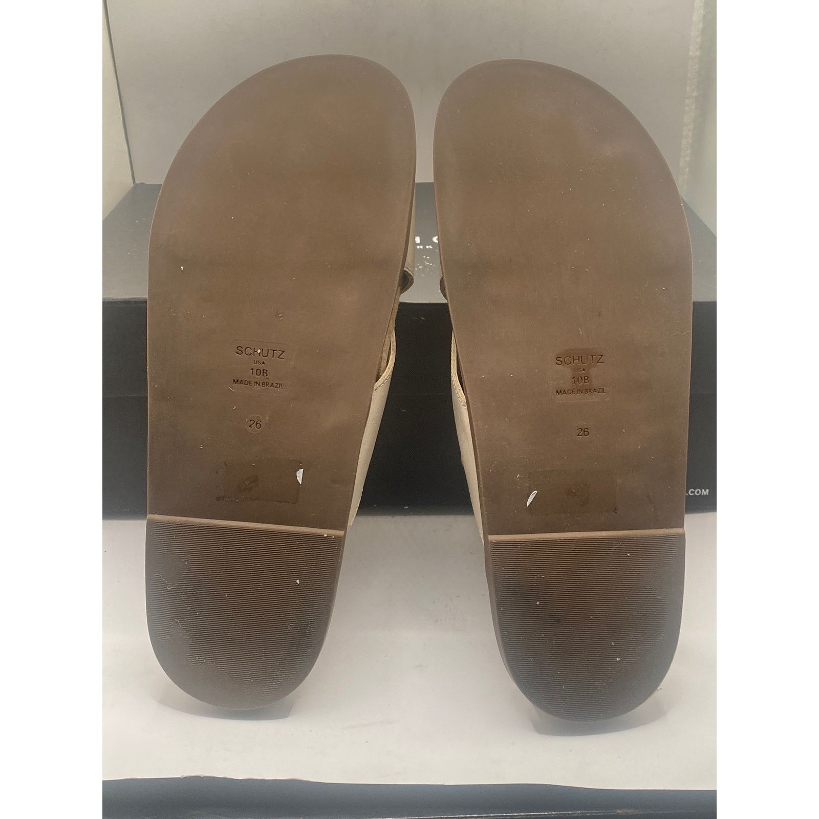 SCHUTZ Schultz Wmns Enola Crossover Strap Slide Sandals Size 10B Size US 10 / IT 40 - 8 Thumbnail