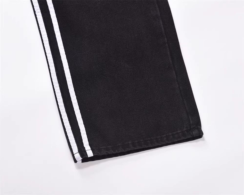 Japanese Brand × Jean Men's hiphop side stripe stitching oversize casual jeans Size US 32 / EU 48 - 6 Thumbnail