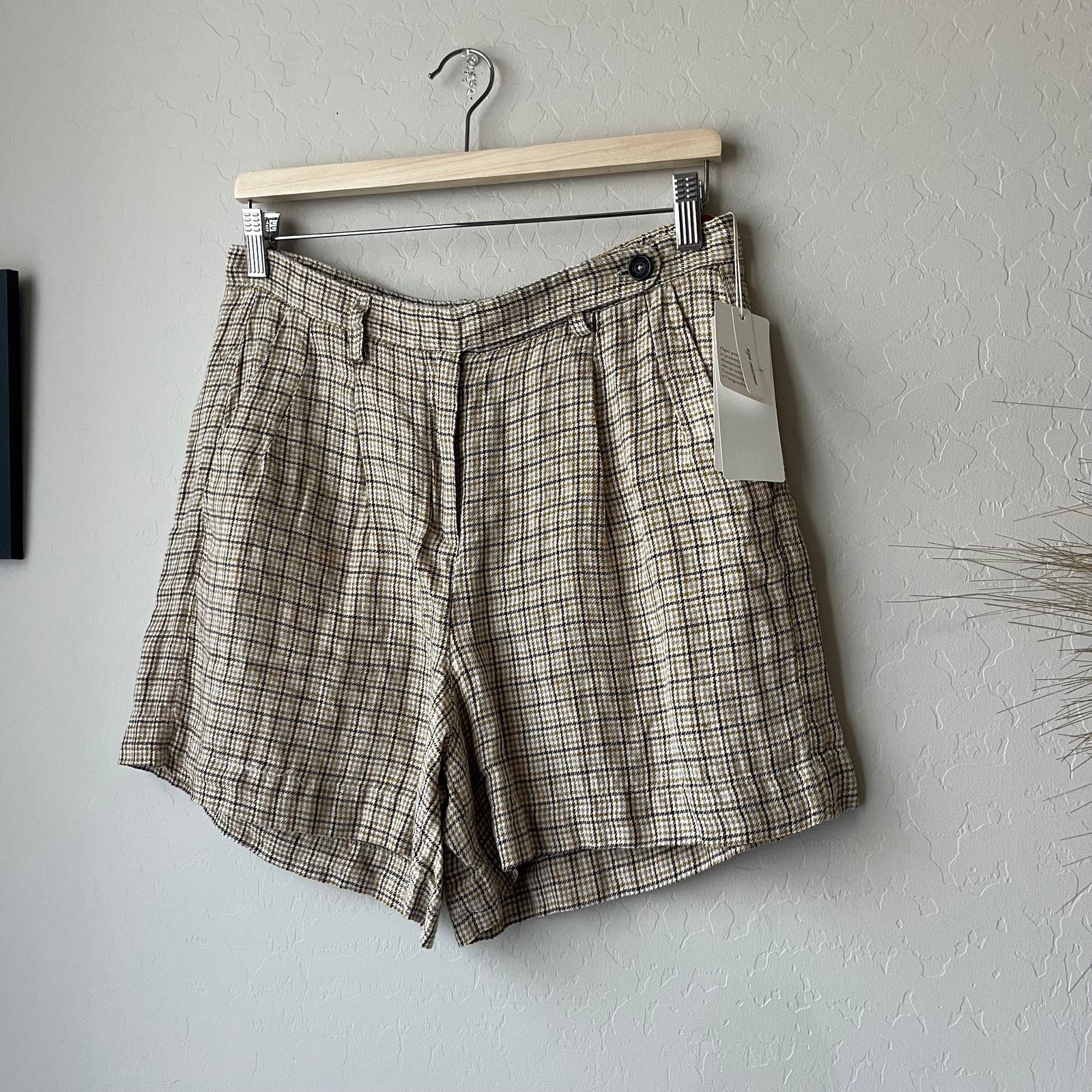 Massimo Alba Massimo Alba Bermuda High Rise Tailored Linen Shorts IT 42 Size 30" / US 8 / IT 44 - 3 Thumbnail
