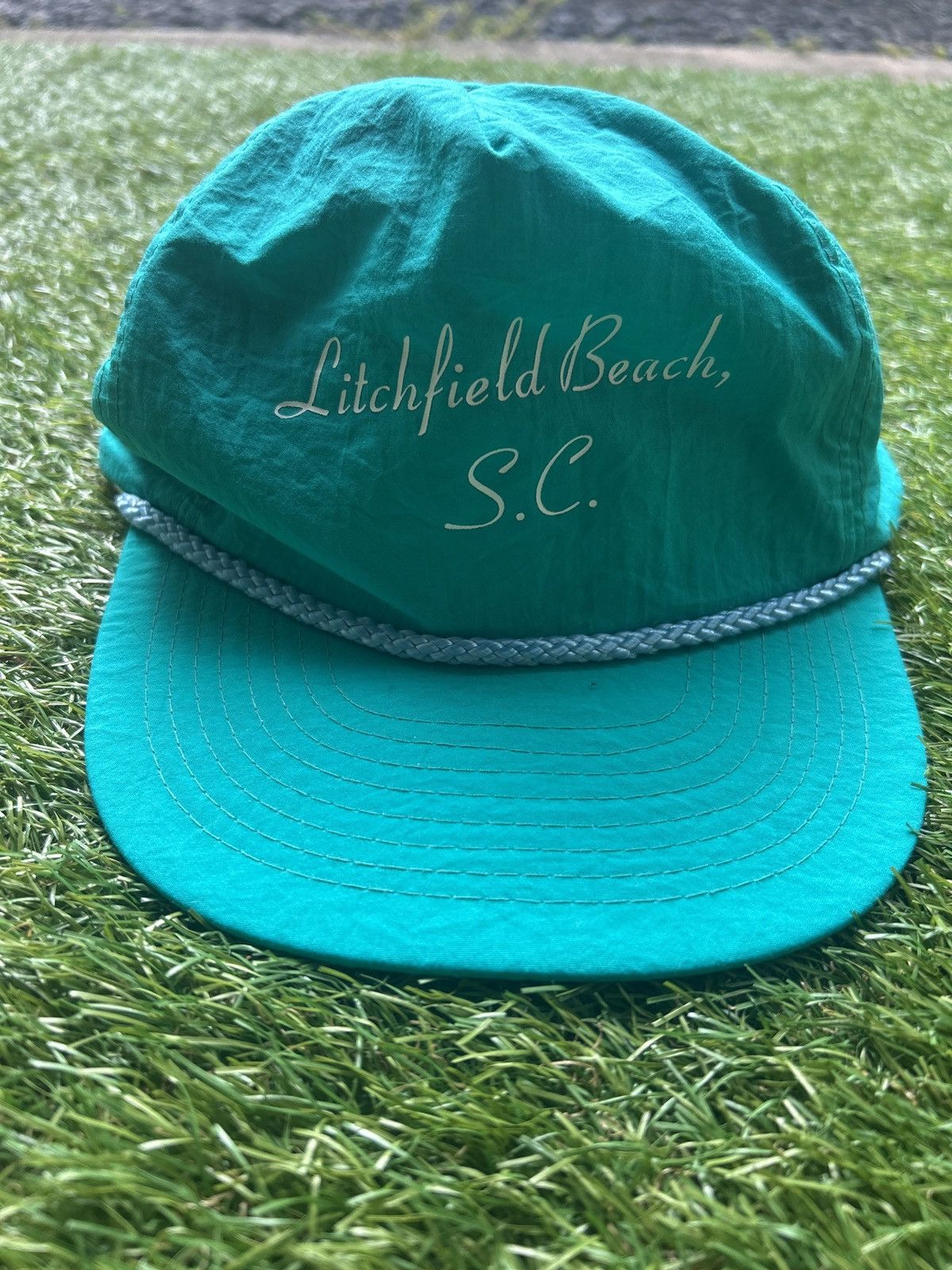 Vintage Vintage Litchfield Beach S.C. Rope Hat Size ONE SIZE - 1 Thumbnail