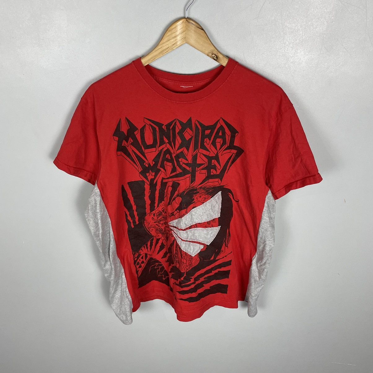 Band Tees × Vintage Vintage Municipal Waste retro T-shirt Size US L / EU 52-54 / 3 - 2 Thumbnail