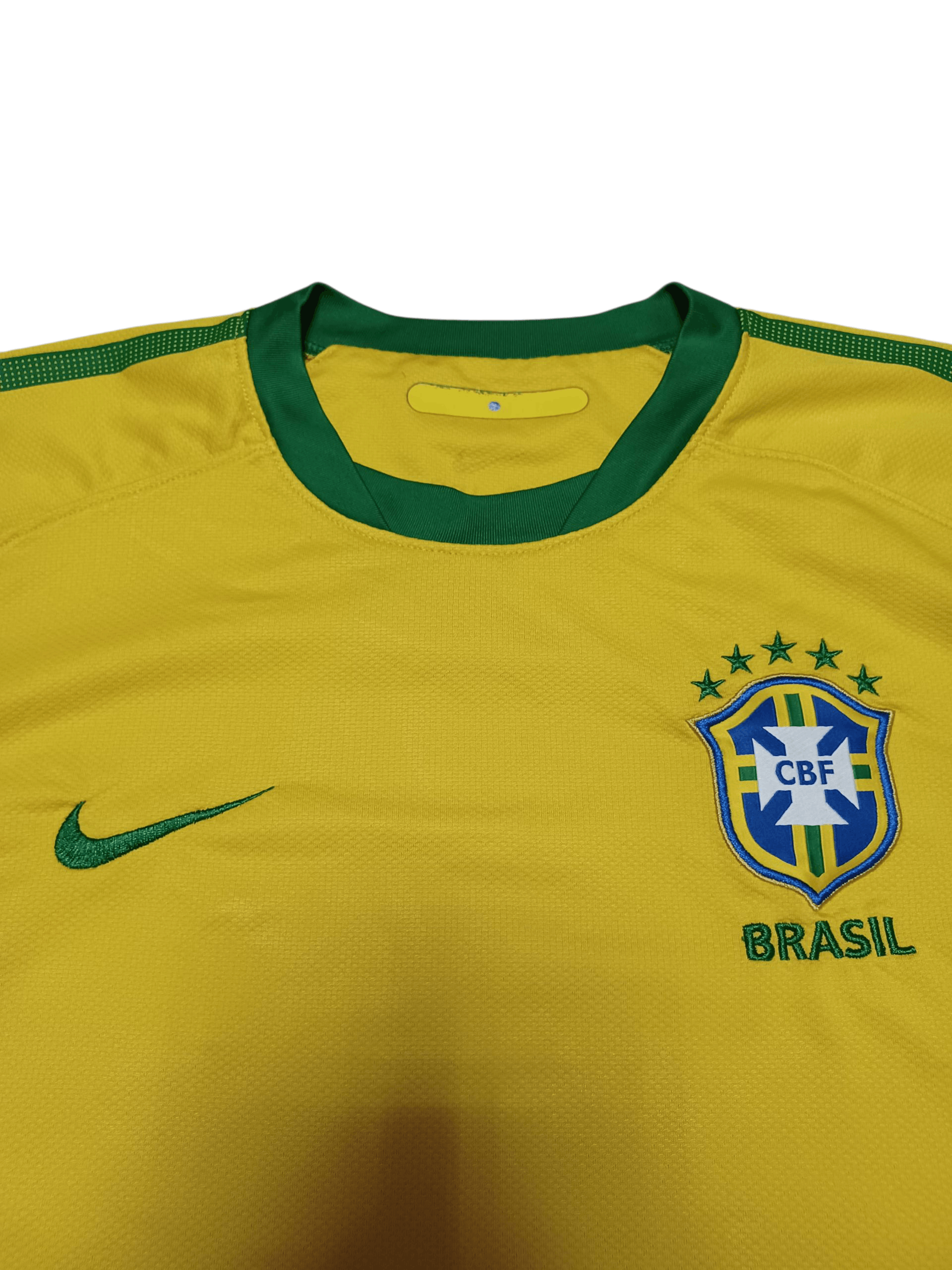 Nike NIKE BRASIL VINTAGE 2010 SOCCER JERSEY TEE Size US L / EU 52-54 / 3 - 2 Thumbnail