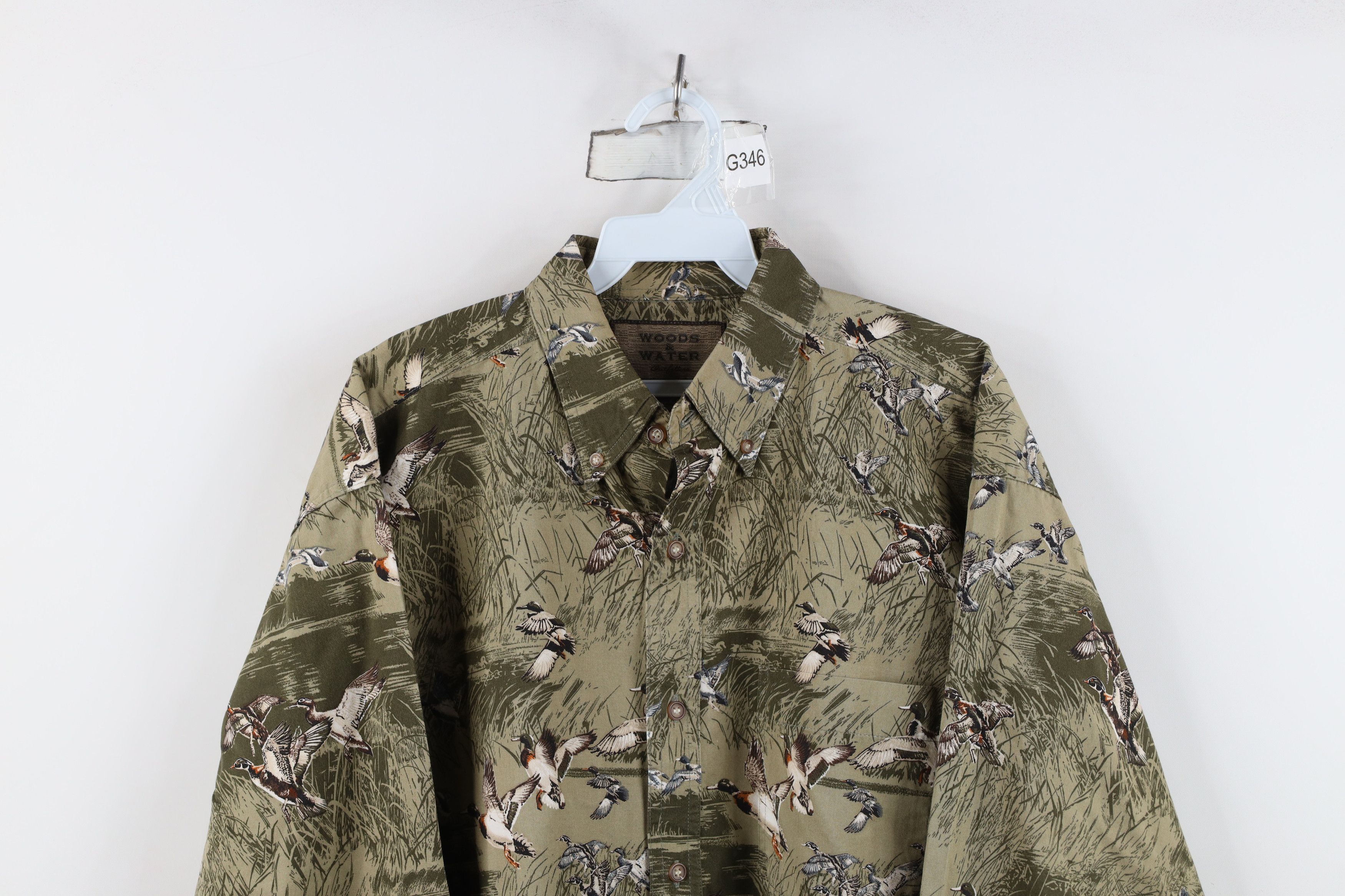 Vintage Vintage 90s Streetwear All Over Print Button Down Shirt Size US L / EU 52-54 / 3 - 2 Thumbnail