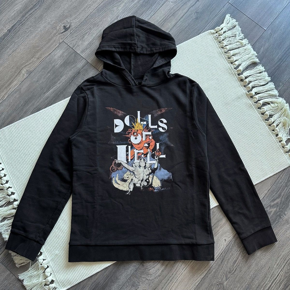 A.P.C. Rare A.P.C. Dolls of Hell Black Band Hoodie Size US L / EU 52-54 / 3 - 1 Thumbnail
